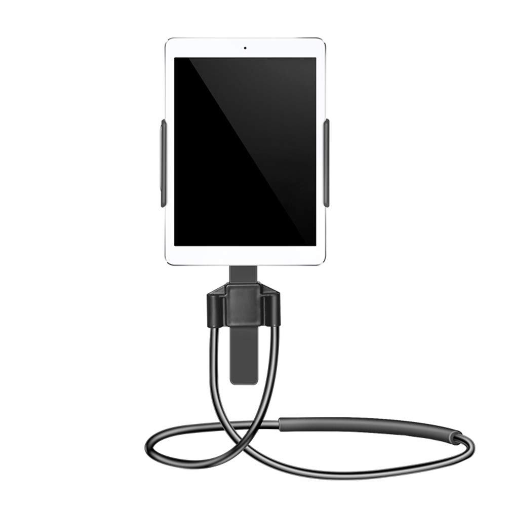 Flexible 360° Rotating Phone Holder Stand with Neck Strap - Universal Phone & Tablet Mount for Hands-Free Viewing - Perfect for Cooking, Working, Traveling & Video Calls