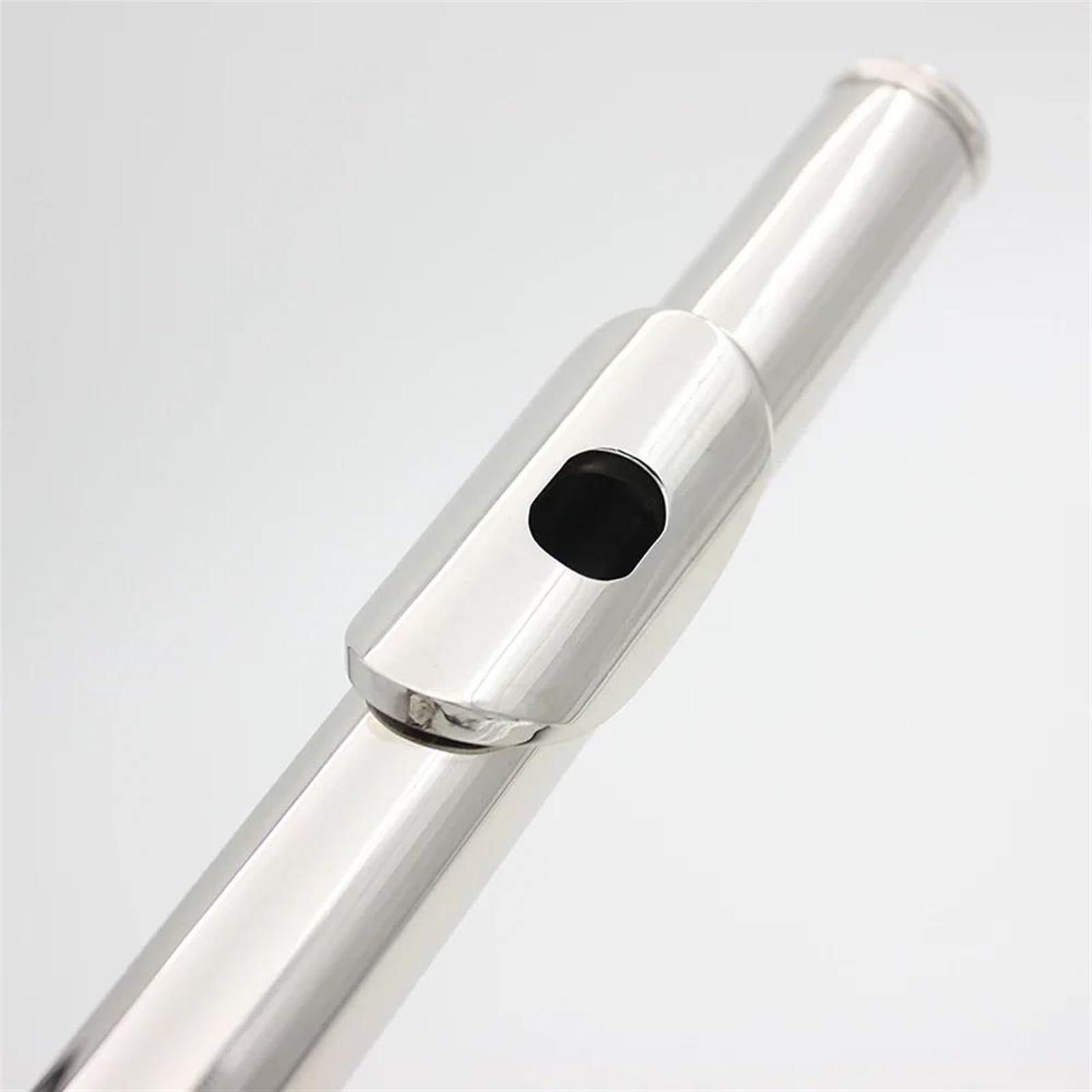 16-Hole Open/Closed Hole C Flute - Silver Plated Cupronickel Professional Transverse Flute with Key Case | Perfect for Beginners, Students & Performers | Band, Orchestra & Solo Practice
