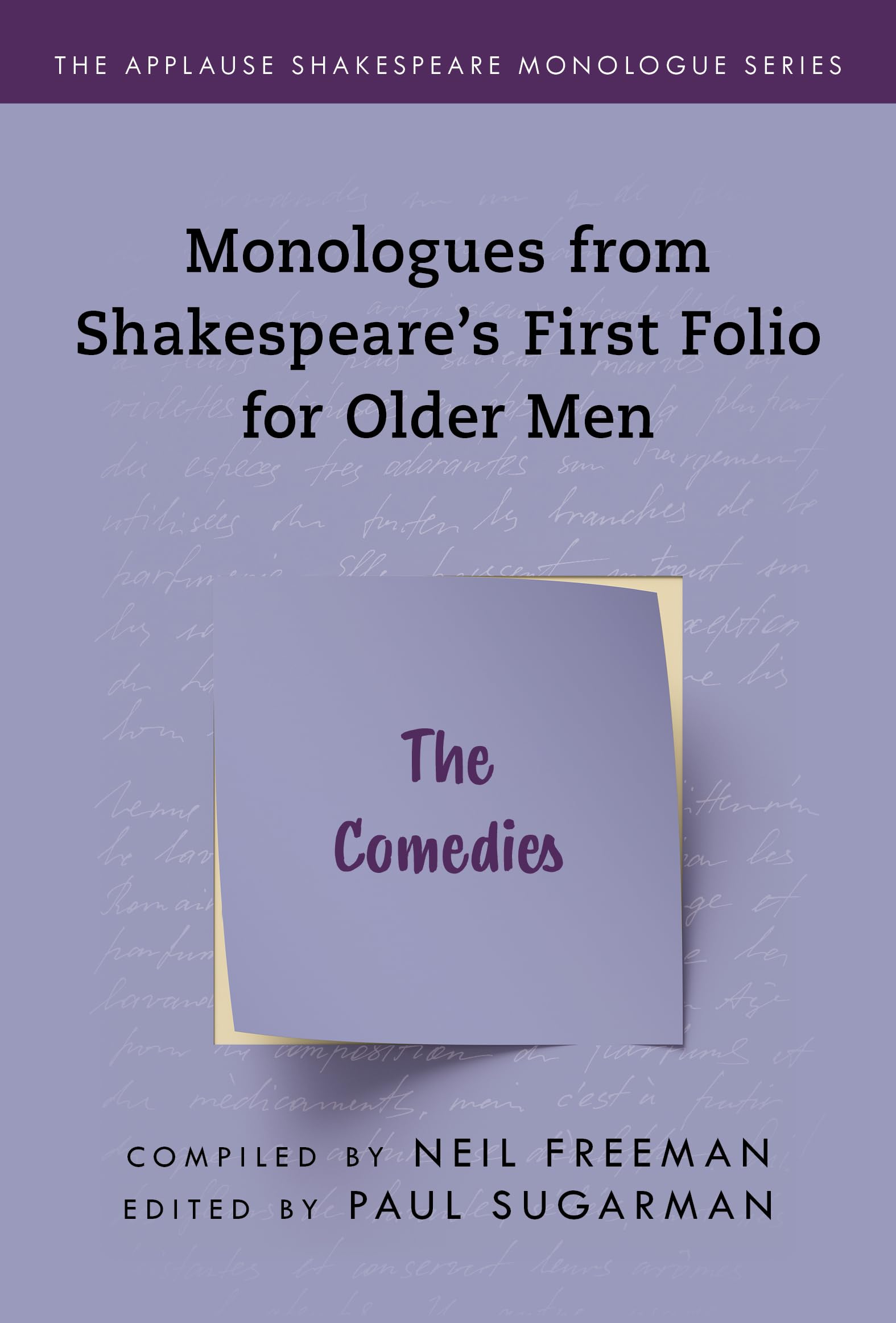 Shakespeare Monologues for Older Men - First Folio Comedies | Applause Shakespeare Monologue Series | Perfect for Auditions & Acting Classes