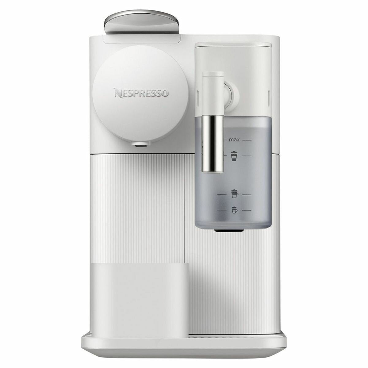 Delonghi Lattissima One Evo Nespresso Coffee Machine - 1400W, White (EN510W) | Compact Espresso Maker for Home & Office | Perfect for Cappuccino & Latte Lovers