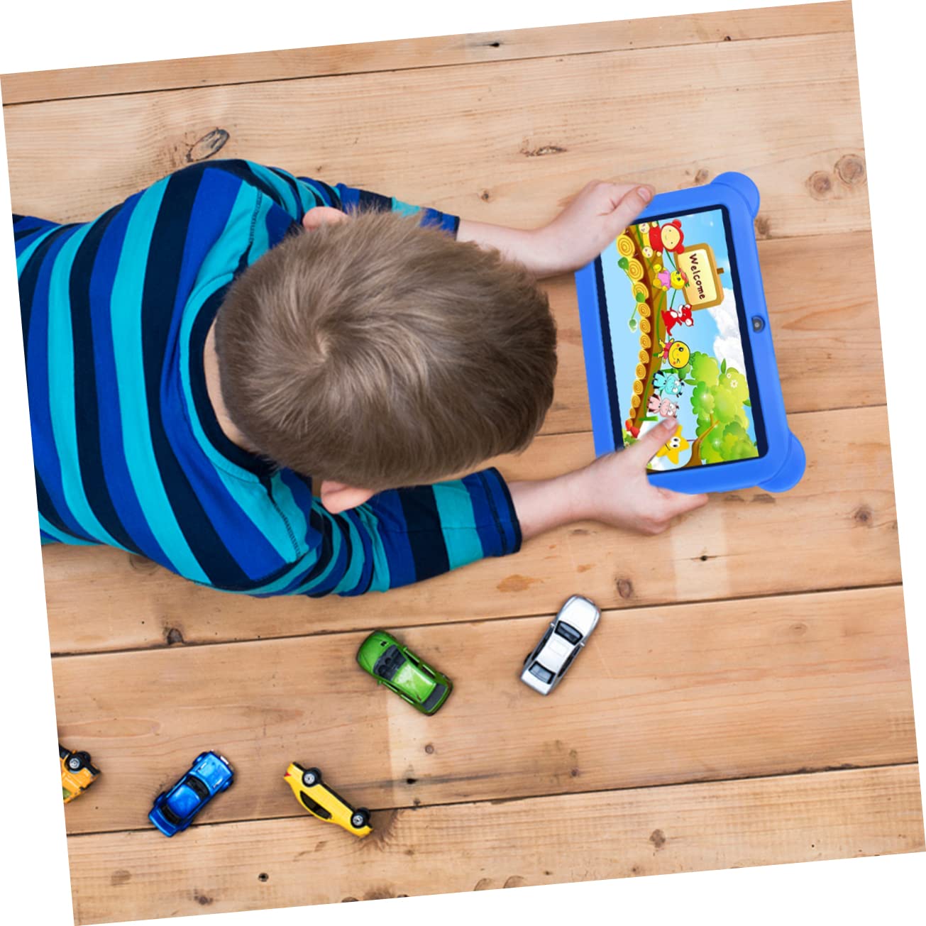 HEMOBLLO Kids Tablet - 7 Inch Android Tablet for Children with WiFi, Parental Controls & Pre-Installed Educational Apps | Perfect for Learning, Games & Entertainment at Home or Travel