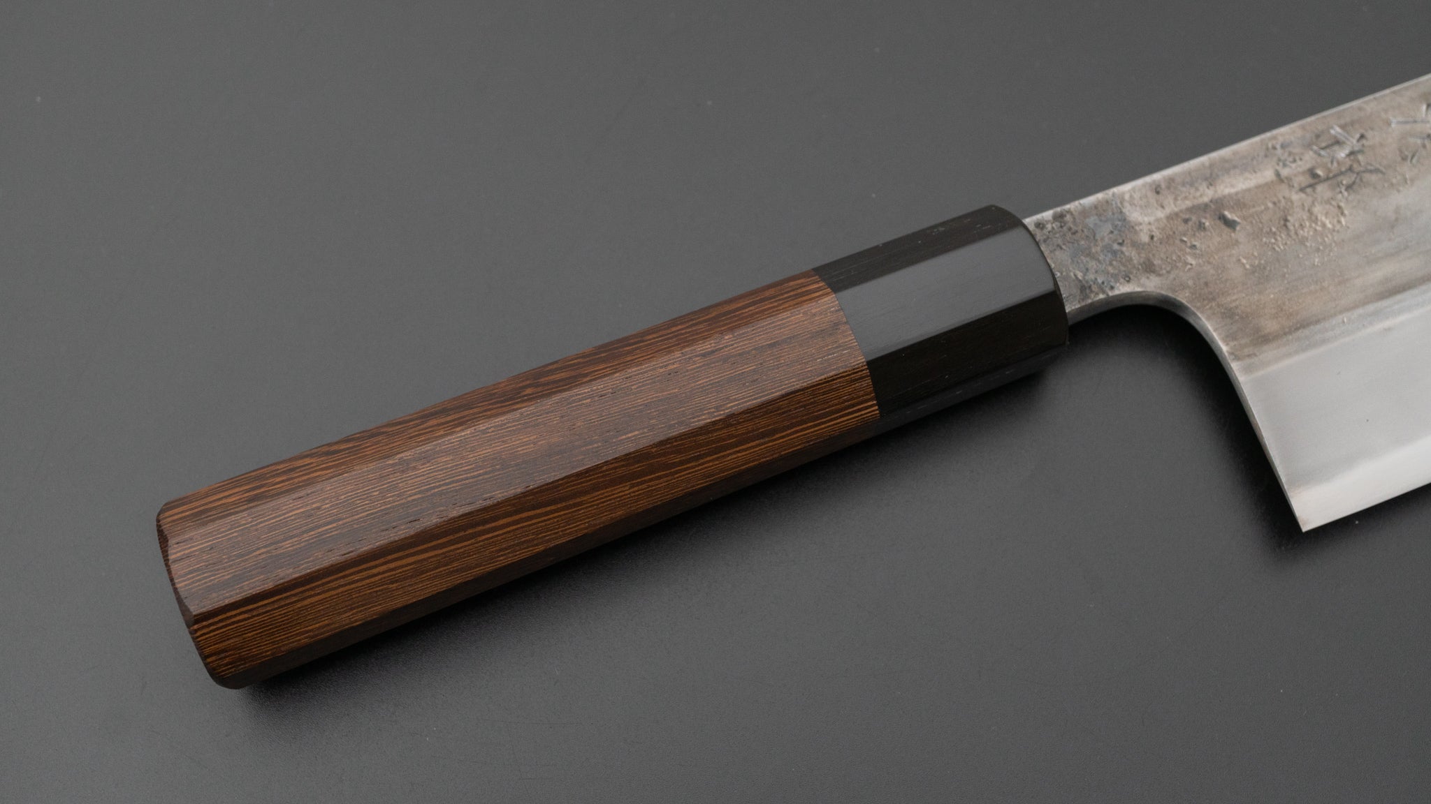 Premium Jiro Tsuchime Wa Nakiri 180mm Japanese Chef Knife with Taihei Tagayasan Handle - Perfect for Sushi, Vegetables & Precision Cutting (#561)