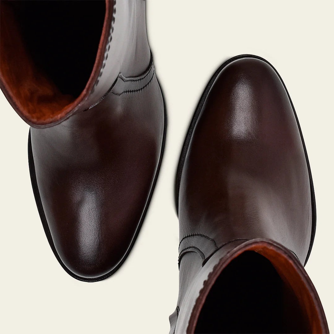 Franco Cuadra Women's Chocolate Brown Western Cowgirl Ankle Boots - Stylish & Comfortable for Country Rides, Rodeos & Casual Outings