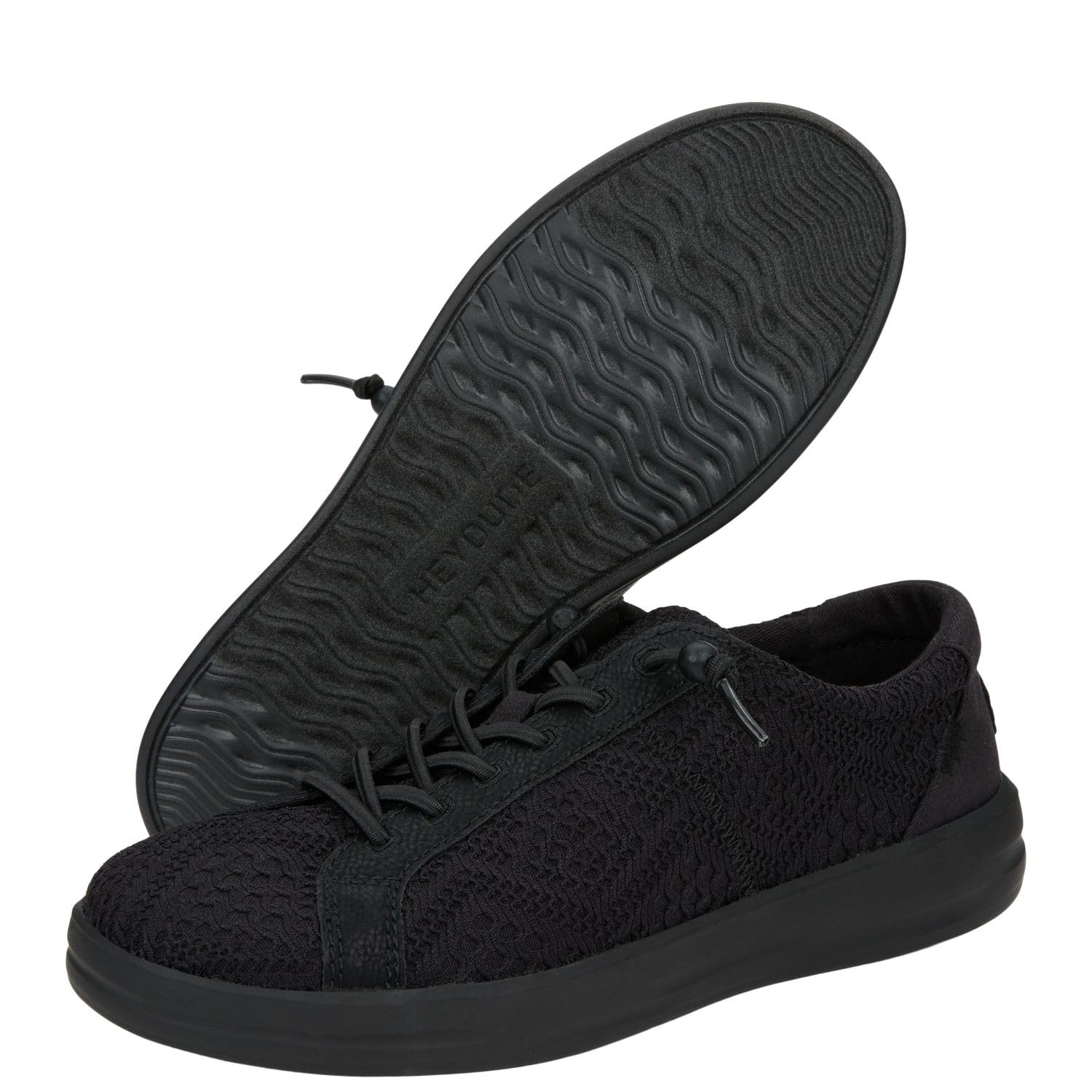Hey Dude Women's Karina Boho Crochet Slip-On Shoes - Comfortable & Lightweight Casual Loafers for Women - Perfect for Walking, Travel, and Everyday Wear