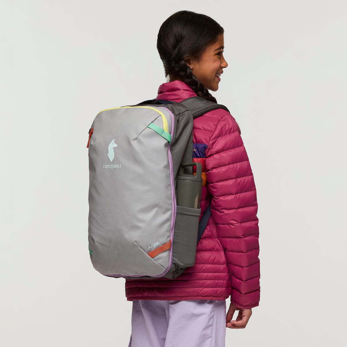Cotopaxi Allpa Mini 20L Travel Backpack - Lightweight Carry-On Hiking Daypack for Women & Men, Water-Resistant Durable Design (Smoke/Cinder) - Perfect for Air Travel, Camping & Outdoor Adventures