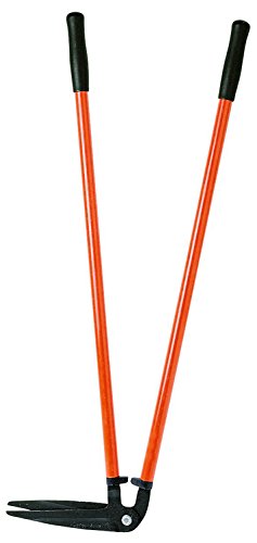 P75 Professional Steel Tube Grass Shears - 20cm Sharp Blade & 90cm Ergonomic Handle for Lawn Trimming, Gardening, and Landscape Maintenance