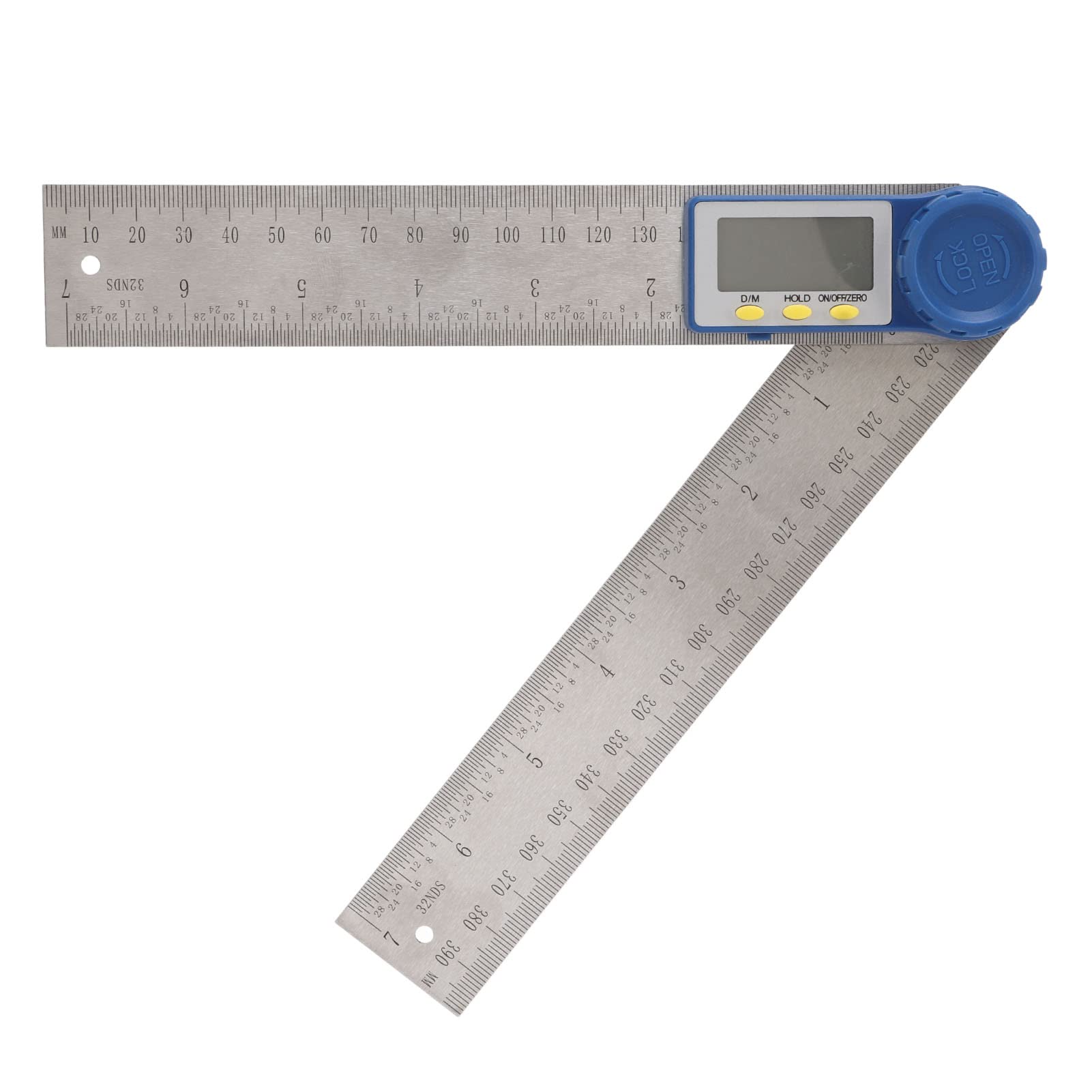 Digital Protractor with LED Display - Precision Angle Finder & Ruler for Woodworking, Metalworking, and DIY Projects | High Accuracy Measuring Tool for Carpentry, Construction, and Home Improvement