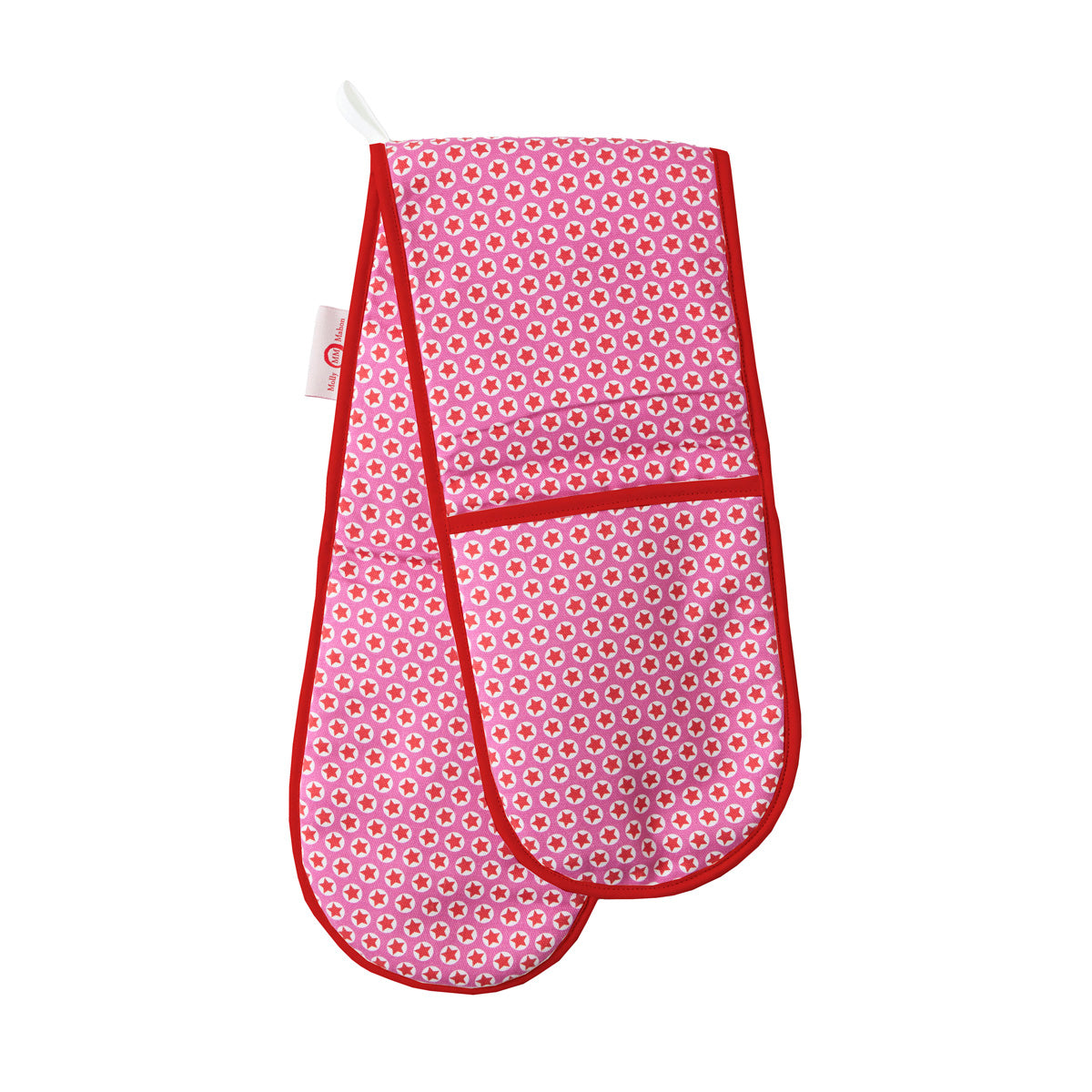 Heat Resistant Oven Gloves - Pink Tuk Tuk Design for Baking, Grilling & Cooking - Perfect for Kitchen, BBQ & Outdoor Use