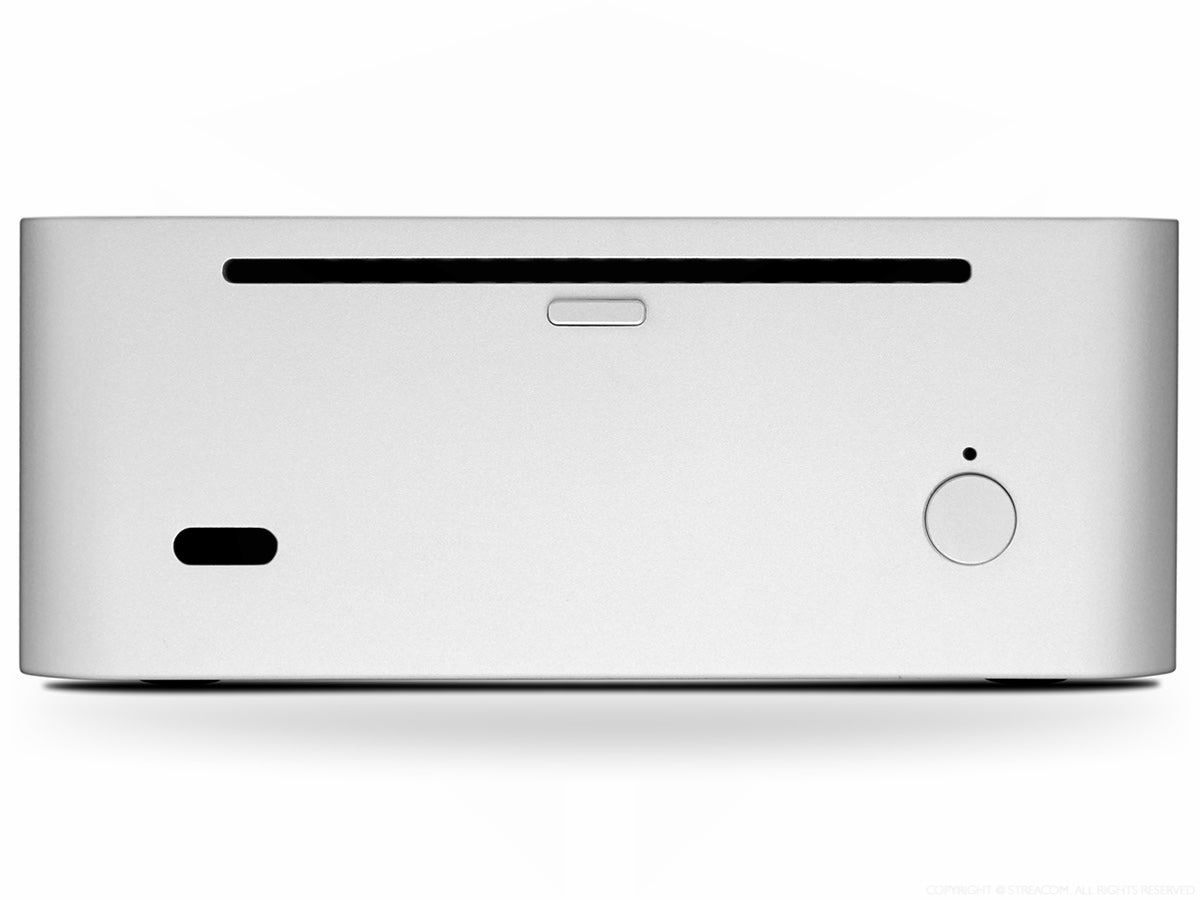 Streacom F1C Evolution PC Case - Silver or Black (ST F1C EVO / ST F1CWS EVO) | Compact Mini-ITX Chassis for Home Theater & Gaming PC Builds