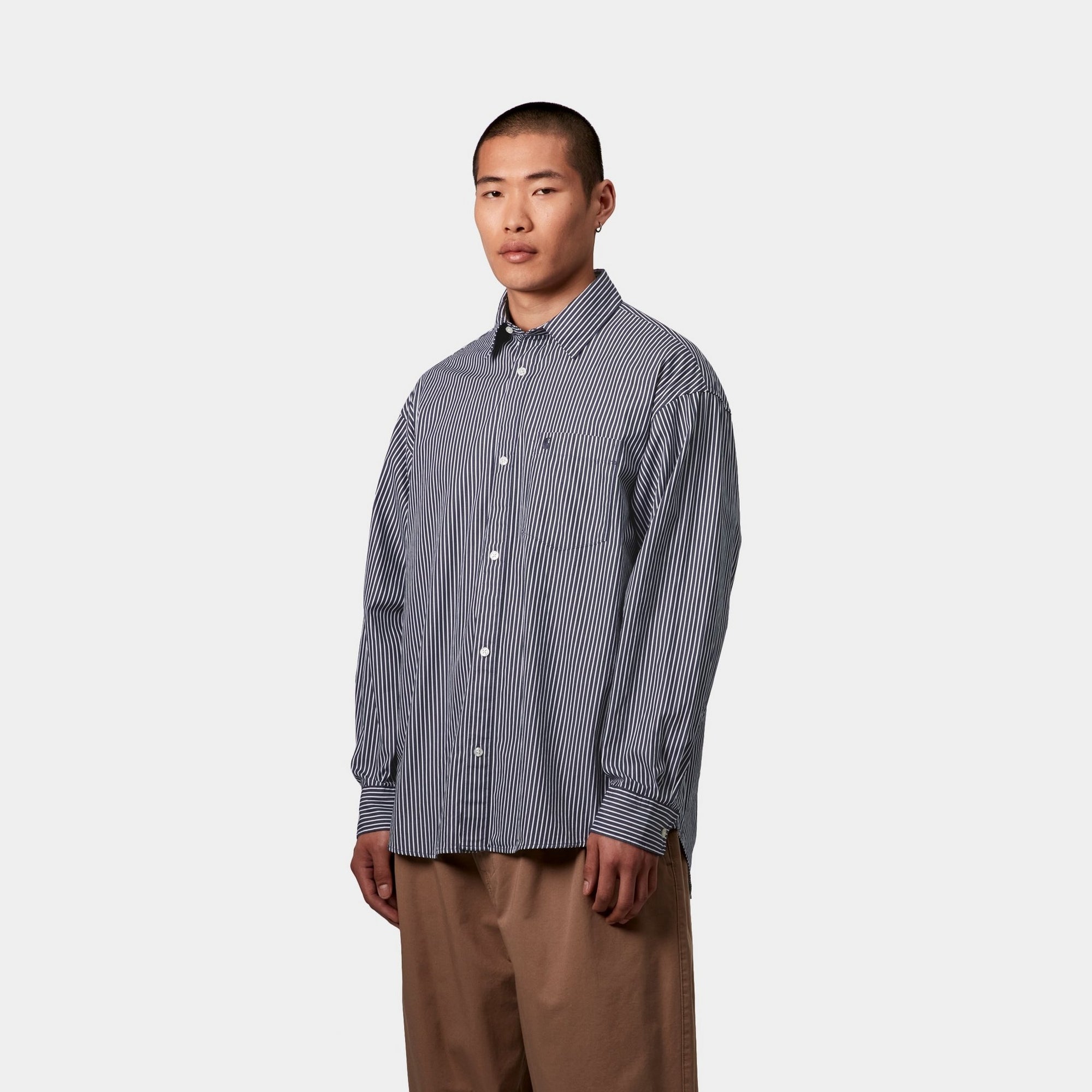 Notus Men's Casual Shirt - Space Arvin Stripe Button Down Shirt for Men | Stylish Everyday Wear for Office, Dating & Outdoor Activities