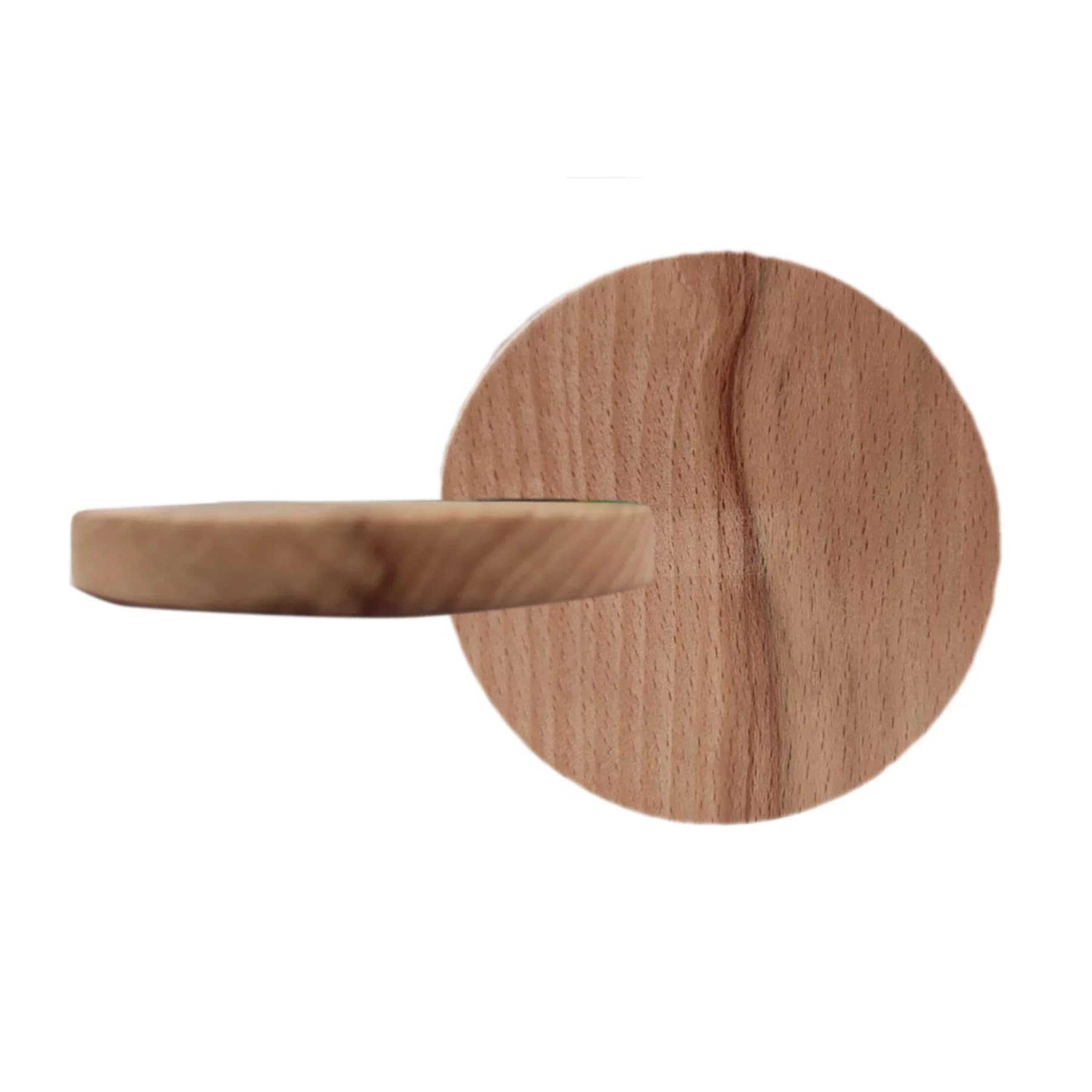 Wooden Baby Toys - Natural Birch Plywood Interlocking Discs for 3 Month Old Infants | Montessori Sensory Toy for Early Learning & Teething Relief | Safe Non-Toxic Toddler Developmental Toy (Brown)