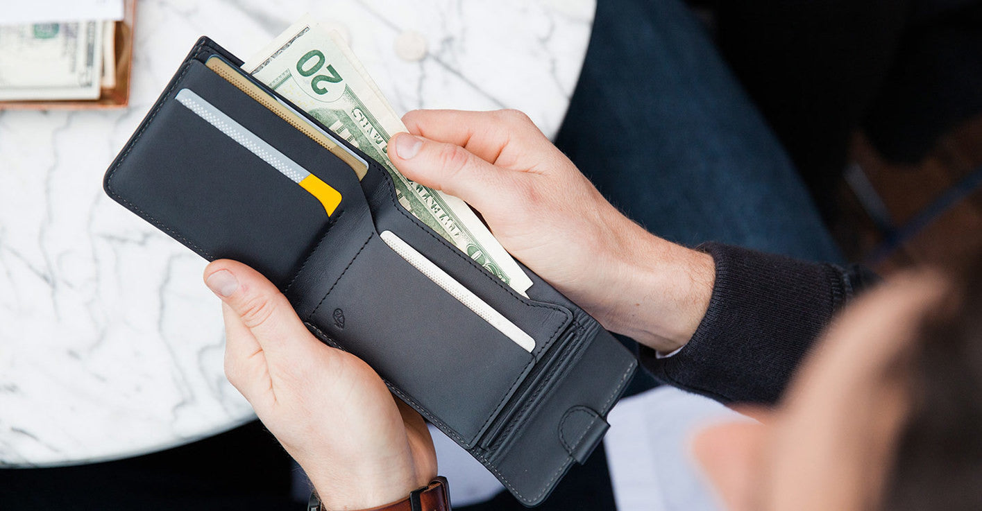 Bellroy Coin Fold Wallet - Slim RFID Blocking Leather Wallet for Men & Women | Perfect for Travel, Everyday Use & Minimalist Lifestyle