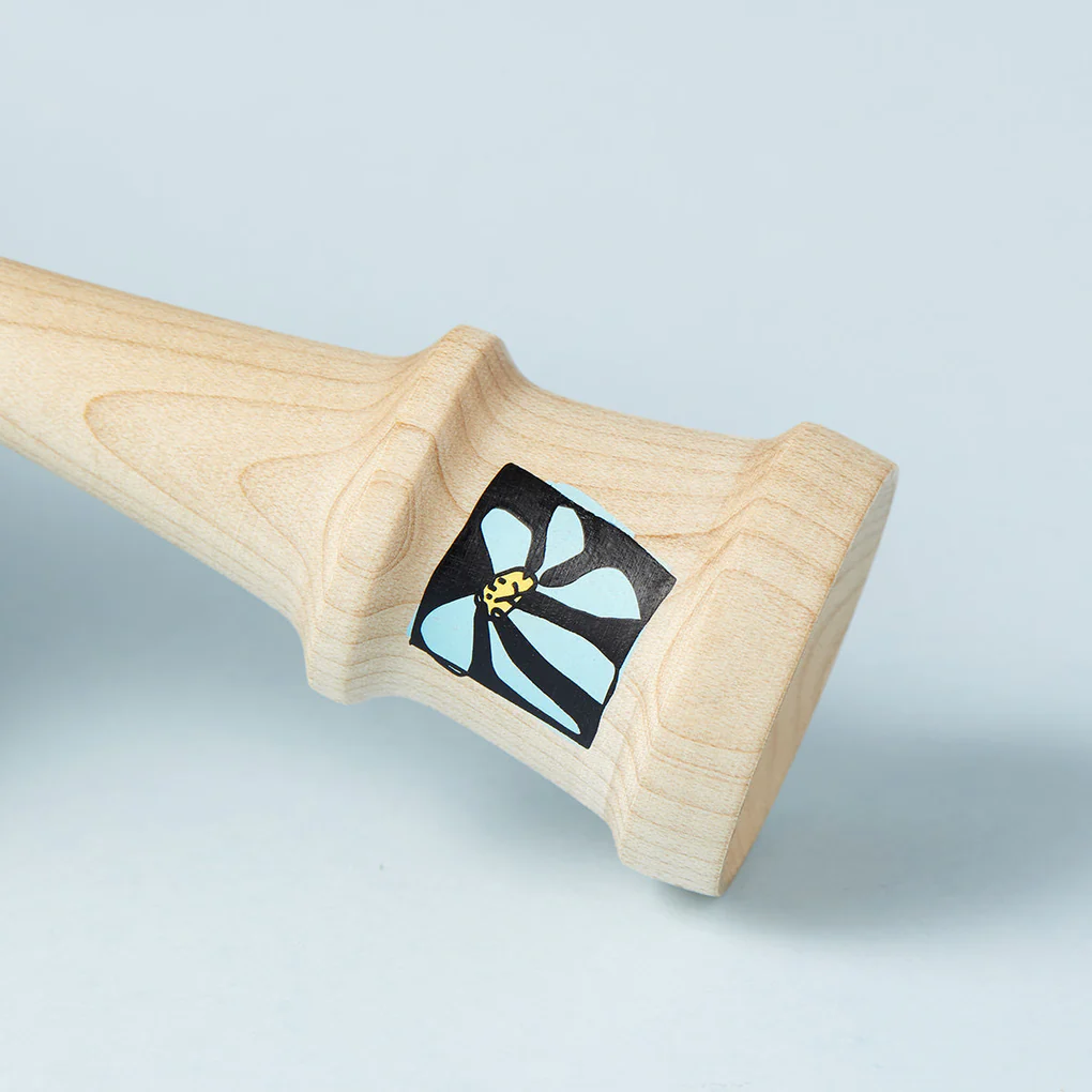 Krom Yua Signature Kendama - Professional Japanese Wooden Skill Toy for Hand-Eye Coordination - Perfect for Beginners, Kids, and Adults - Great for Stress Relief, Office Breaks, and Outdoor Play