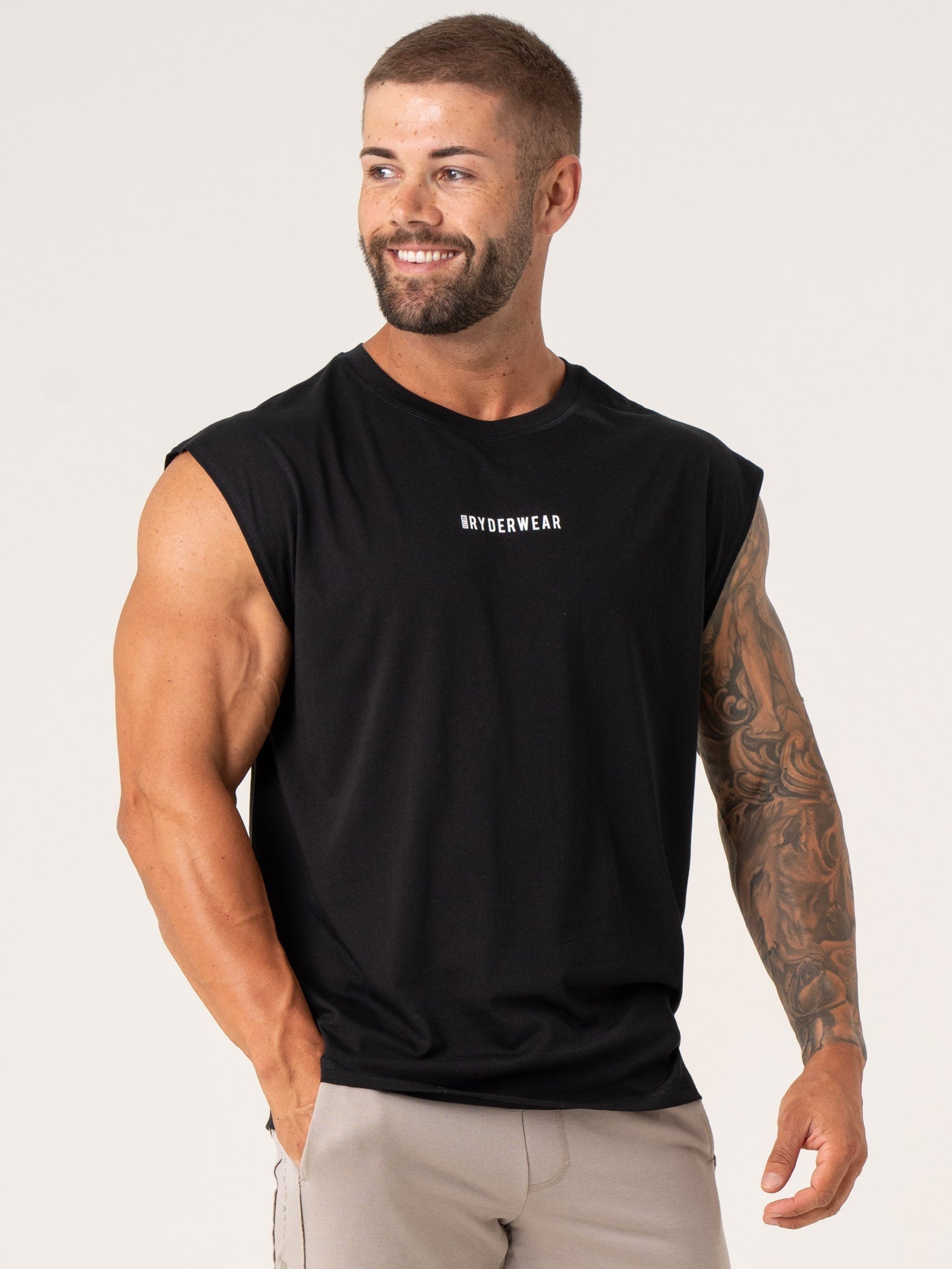 Pursuit Muscle Tank Top for Women - Black Workout Shirt | Gym, Yoga & Running Activewear