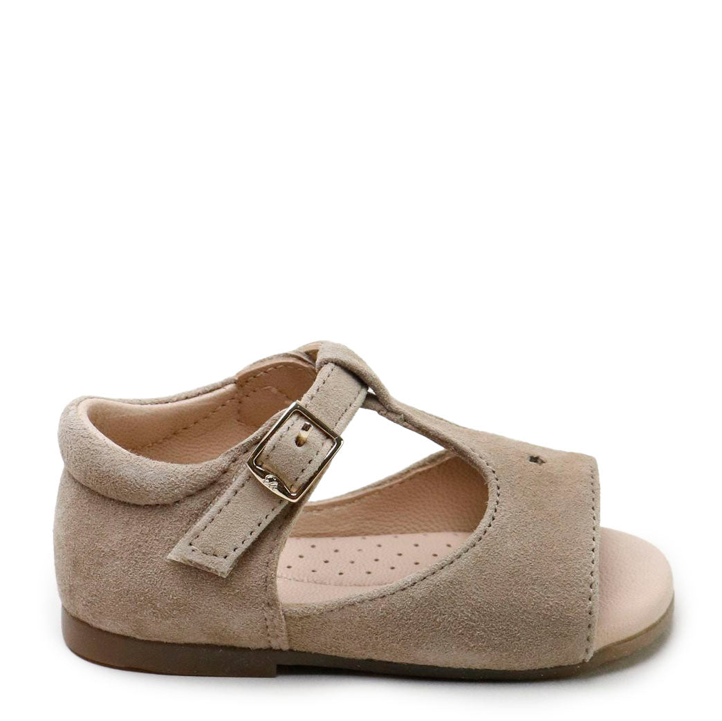 Papanatas Ante Suede Star Baby Sandals - Soft Leather First Walkers for Toddlers (6-12 Months) | Perfect for Summer Outings, Beach Trips & Special Occasions