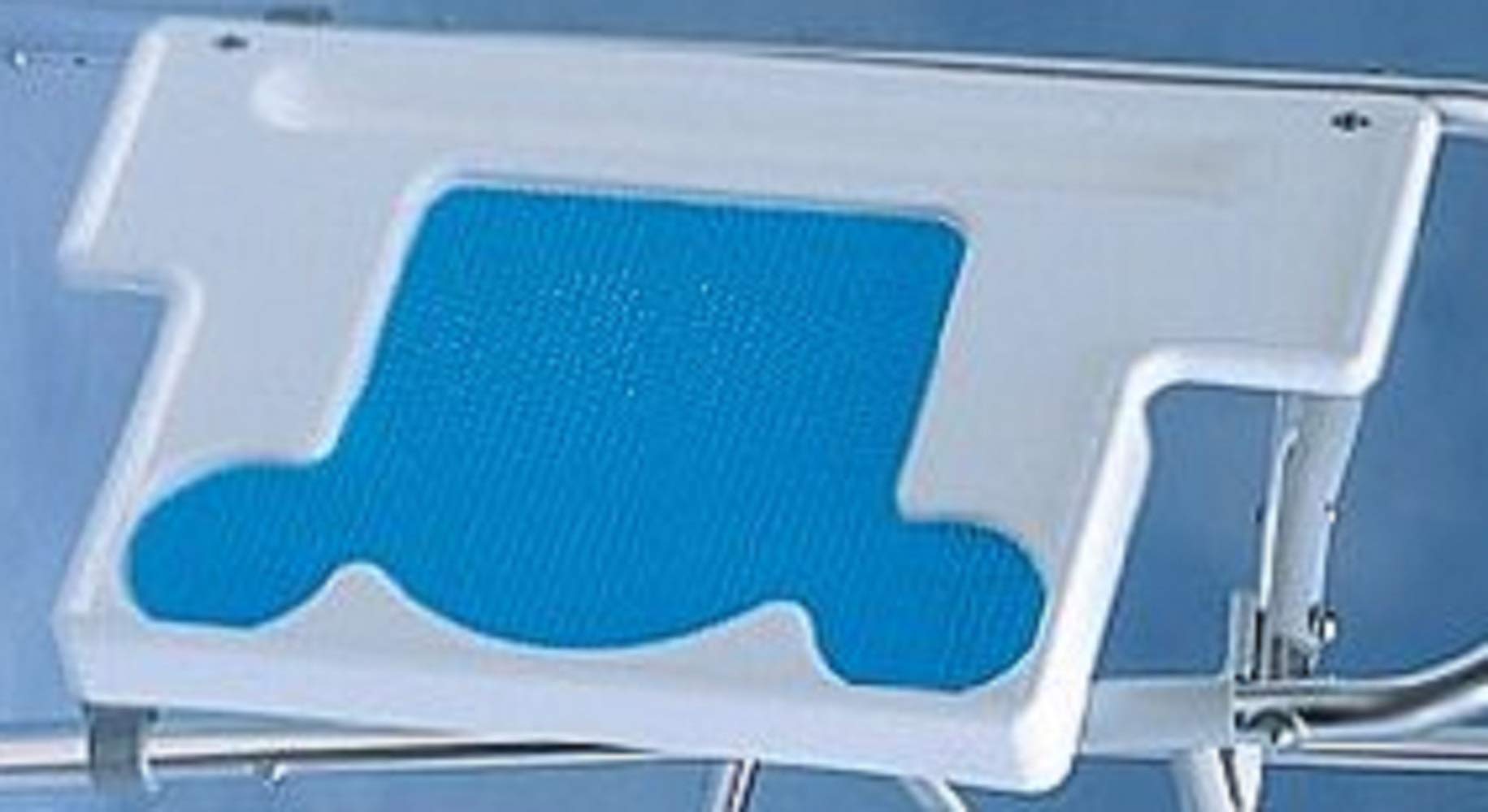 North Coast Medical White Plastic Walker Tray - Lightweight & Durable Mobility Aid Accessory for Meals, Reading & Daily Activities