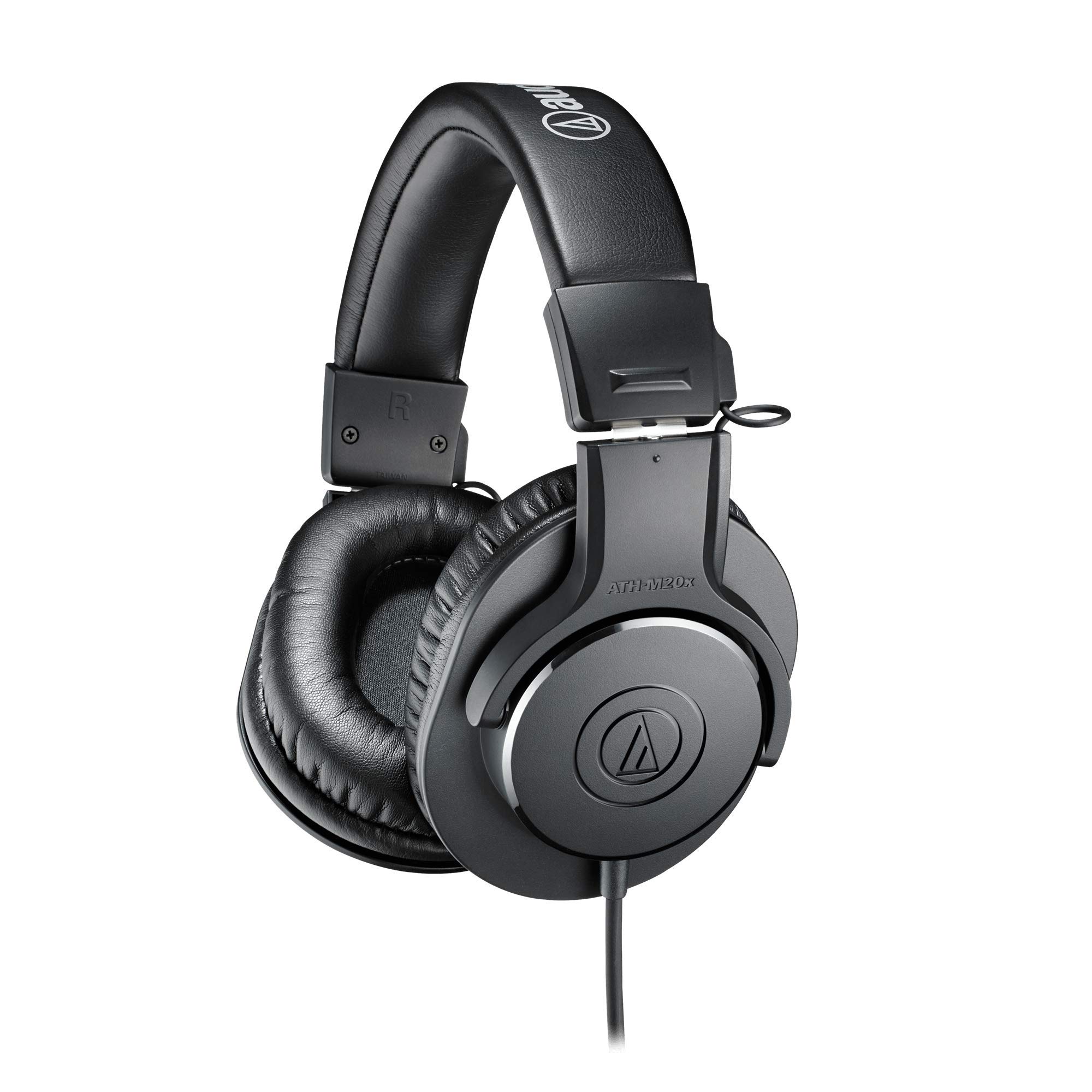 Zoom PodTrak P4 Portable Podcast Recorder & Audio-Technica ATH-M20X Professional Studio Headphones Bundle - Perfect for Podcasting, Voice Recording & Home Studio Setup