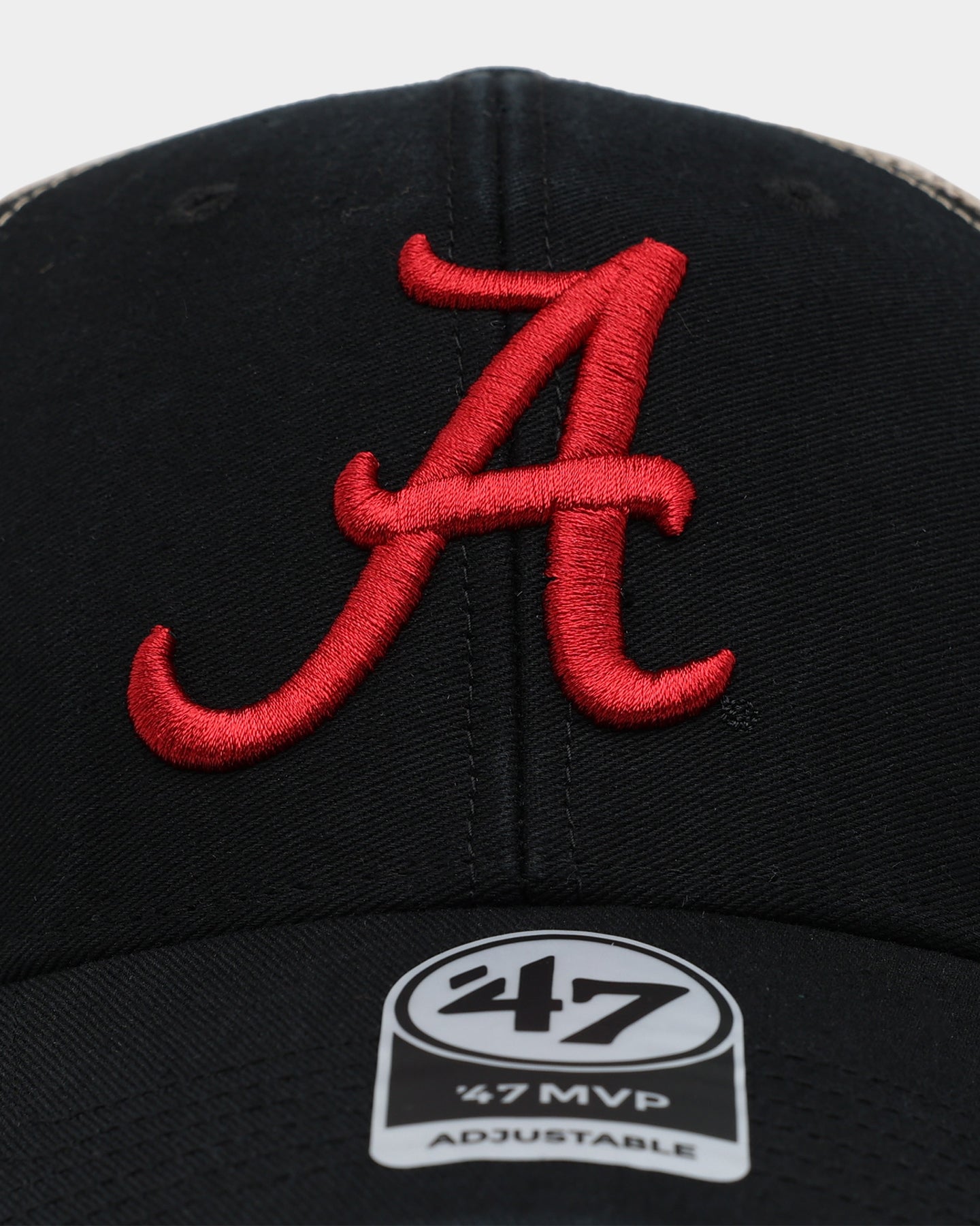Alabama Crimson Tide '47 MVP DT Snapback Hat - Black Adjustable Baseball Cap for Men & Women - Perfect for Game Day, Tailgating, and Fan Support