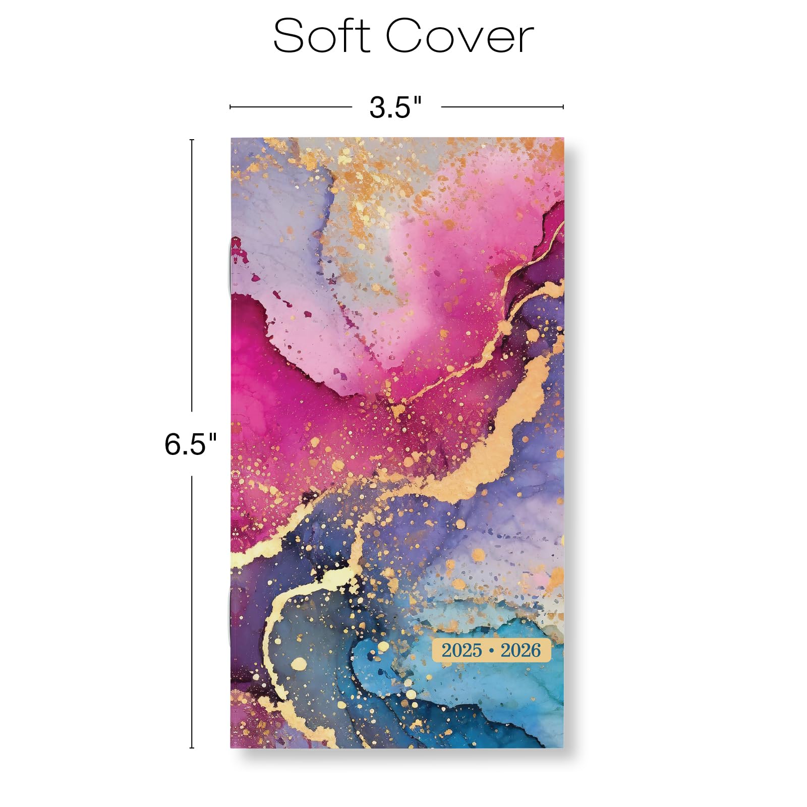 2025-2026 2-Year Monthly Pocket Planner - 3.5
