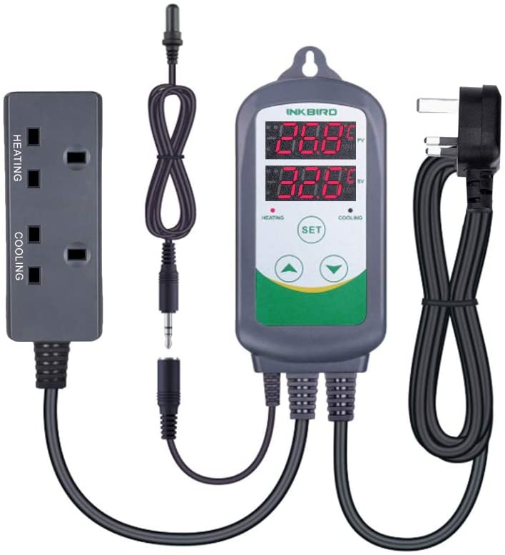 Premium Aquarium Temperature Controller - Digital Heater & Chiller Thermostat for Fish Tanks - Ideal for Tropical Fish, Coral Reefs & Marine Life Habitats