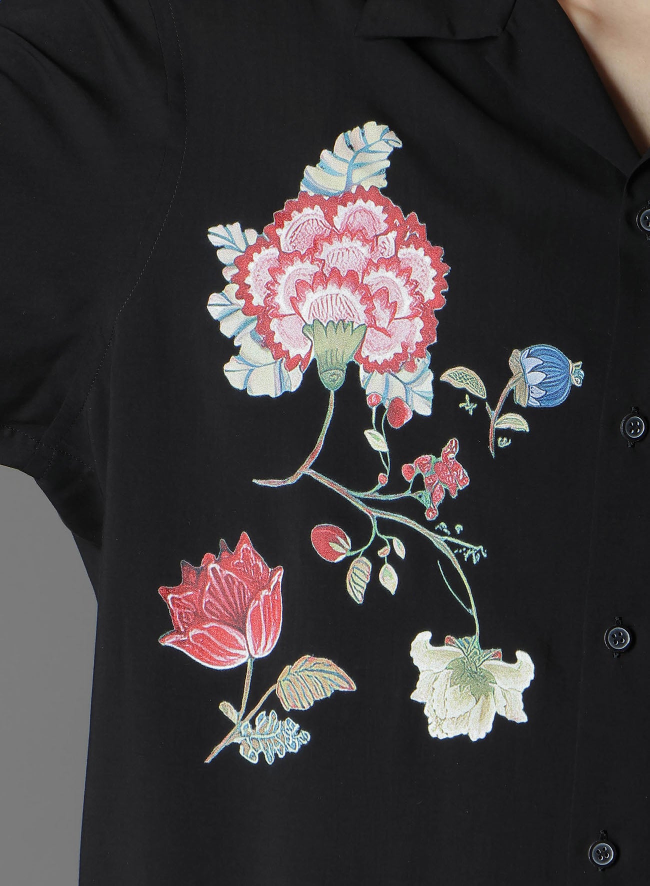 Hawaiian Aloha Shirt - 100% Cotton Chinese Floral Print Casual Button Down Shirt for Men - Perfect for Beach Vacations, Summer Parties & Tropical Getaways