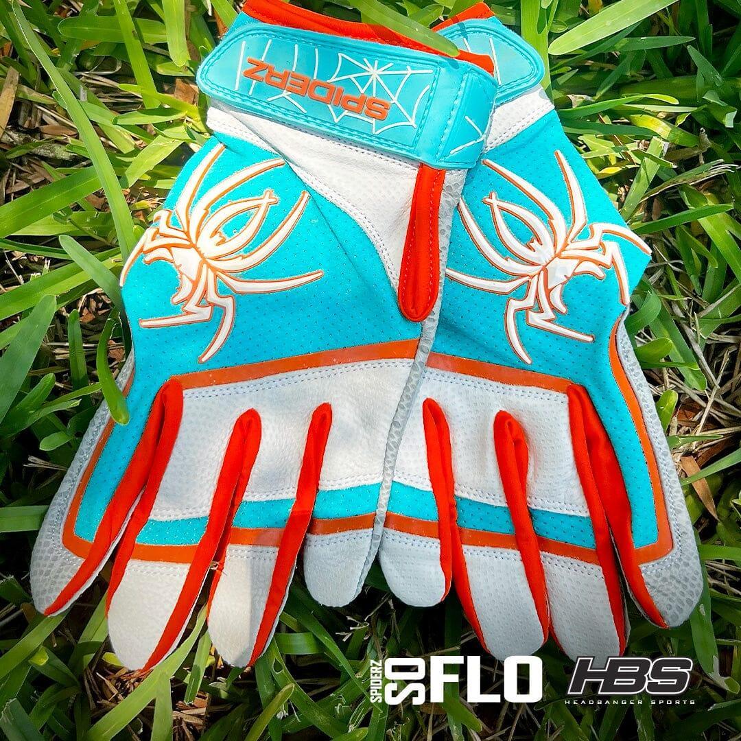2024 Spiderz Hybrid Batting Gloves for Baseball & Softball - Breathable Grip, Flexible Fit, Durable Performance - Perfect for Training, Games & Outdoor Sports