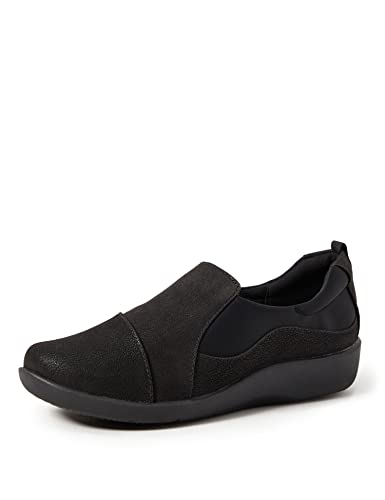 Clarks Sillian Peace Women's Casual Slip-On Shoes - Comfortable & Lightweight for Walking, Travel, and Everyday Wear