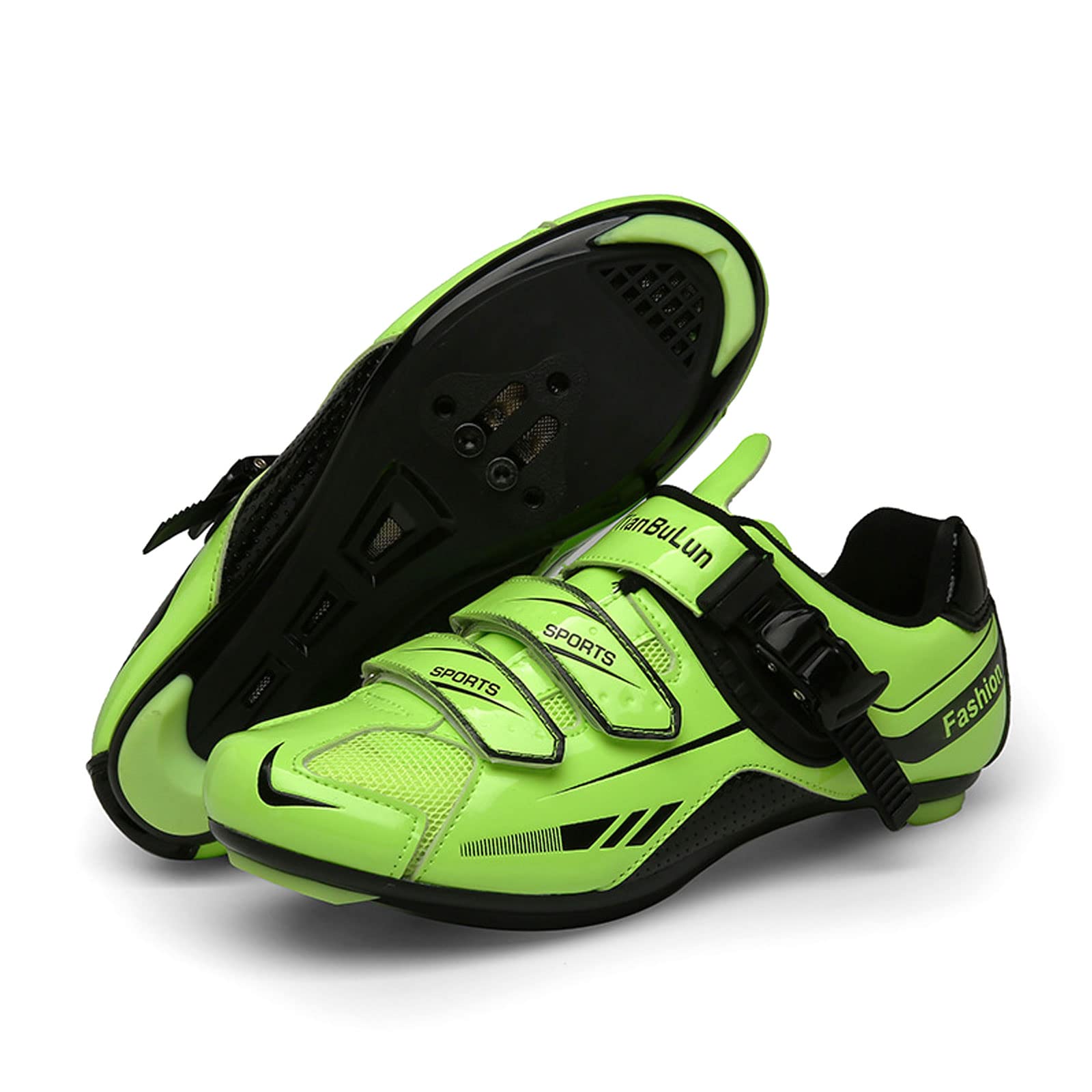 GZDD MTB Racing Bicycle Shoes for Men - Flat Road Bike & SPD Mountain Cycling Sneakers with Cleats | Perfect for Road Racing, Mountain Biking & Indoor Cycling