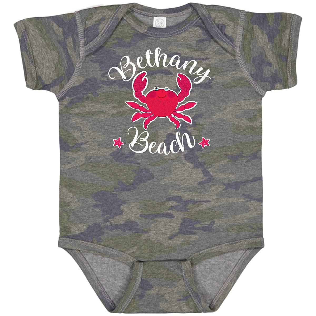 Inktastic Bethany Beach Delaware Baby Bodysuit - Soft Cotton Infant Onesie for Boys & Girls - Perfect Beach Vacation, Family Outing & Photo Shoot Outfit