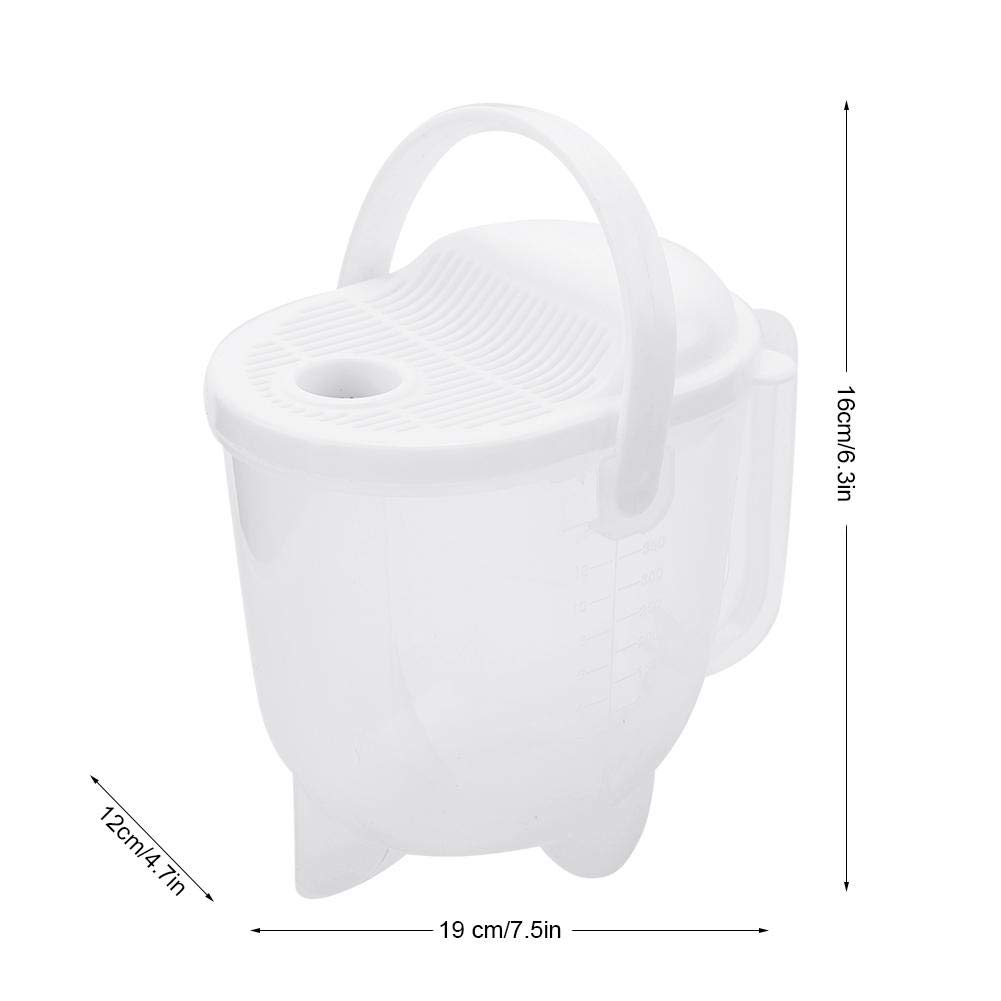 Premium Rice Washing Strainer - Durable Resin Material with Ergonomic Handle - Multi-Functional Kitchen Tool for Washing Rice, Beans, Grapes & Vegetables - Perfect for Meal Prep, Cooking & Healthy Eating