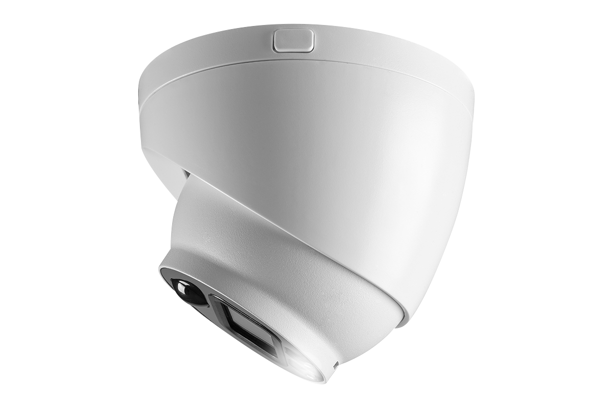 4K Ultra HD Smart Security Camera with Active Deterrence - Outdoor/Indoor Dome Surveillance System for Home & Business Protection (Night Vision, Motion Detection, Weatherproof) - Perfect for Monitoring Driveways, Backyards, and Retail Stores