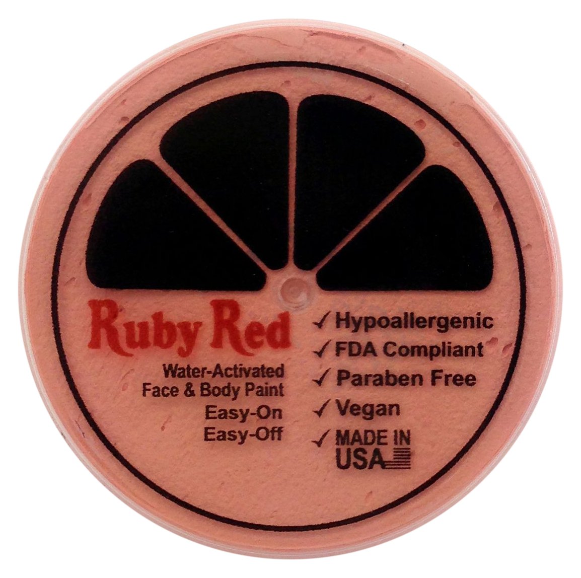 Ruby Red Face Paint for Halloween & Cosplay - 75ML Water-Based Non-Toxic Makeup for Kids & Adults - Perfect for Costume Parties, Theater & Body Art