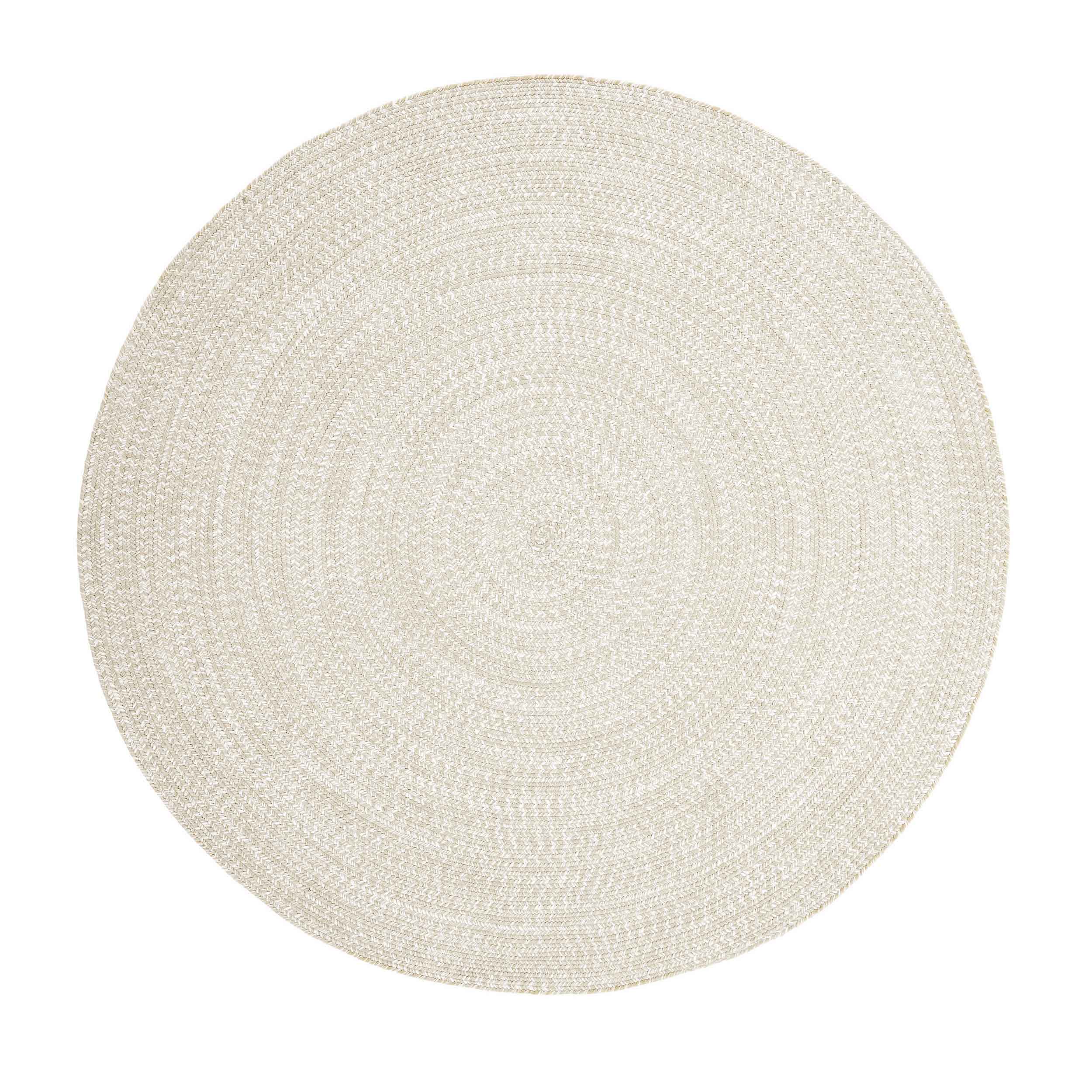Reversible Braided Area Rug - Non-Slip Two Tone Indoor/Outdoor Rug for Living Room, Bedroom, Patio - Soft & Durable Home Decor