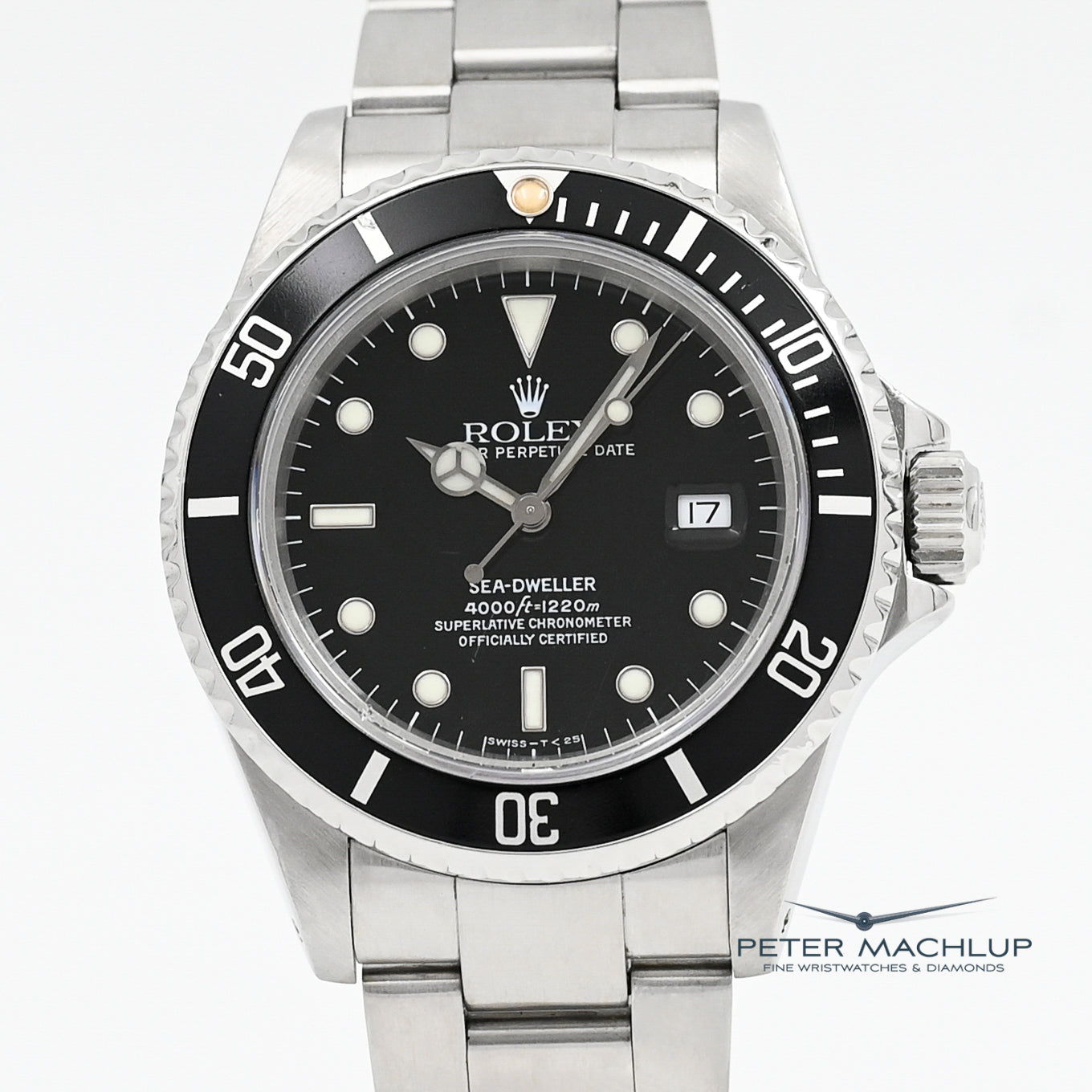 Original Rolex Sea-Dweller 4000 Ref. 16600 Men's Luxury Dive Watch - 2001 Model | Professional Scuba Diving, Deep Sea Exploration & Collector's Timepiece
