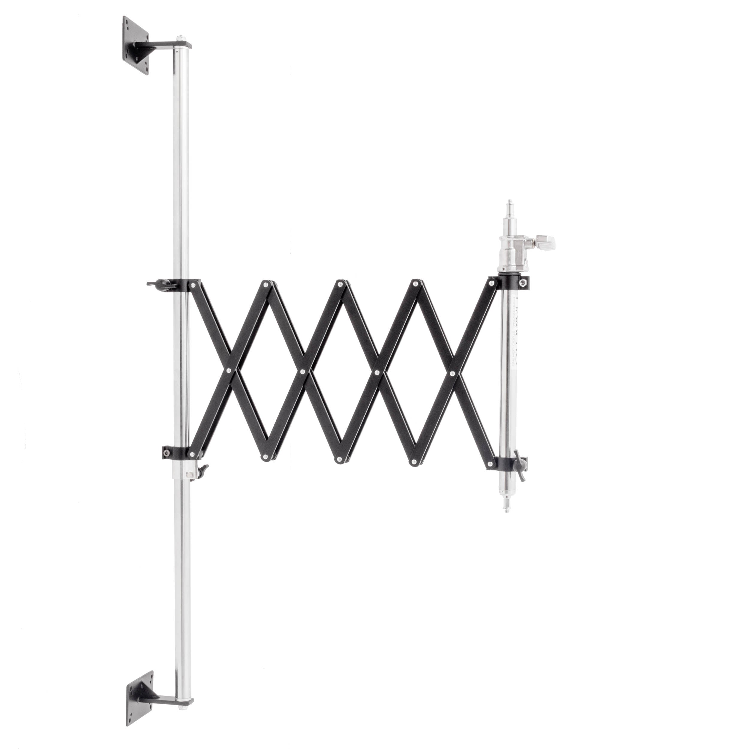 Wall Mounted Scissor Boom Vertical Mounting System - Heavy Duty TV Mount for Flat Screens 40-80 inches - Perfect for Living Room, Bedroom & Office Installation