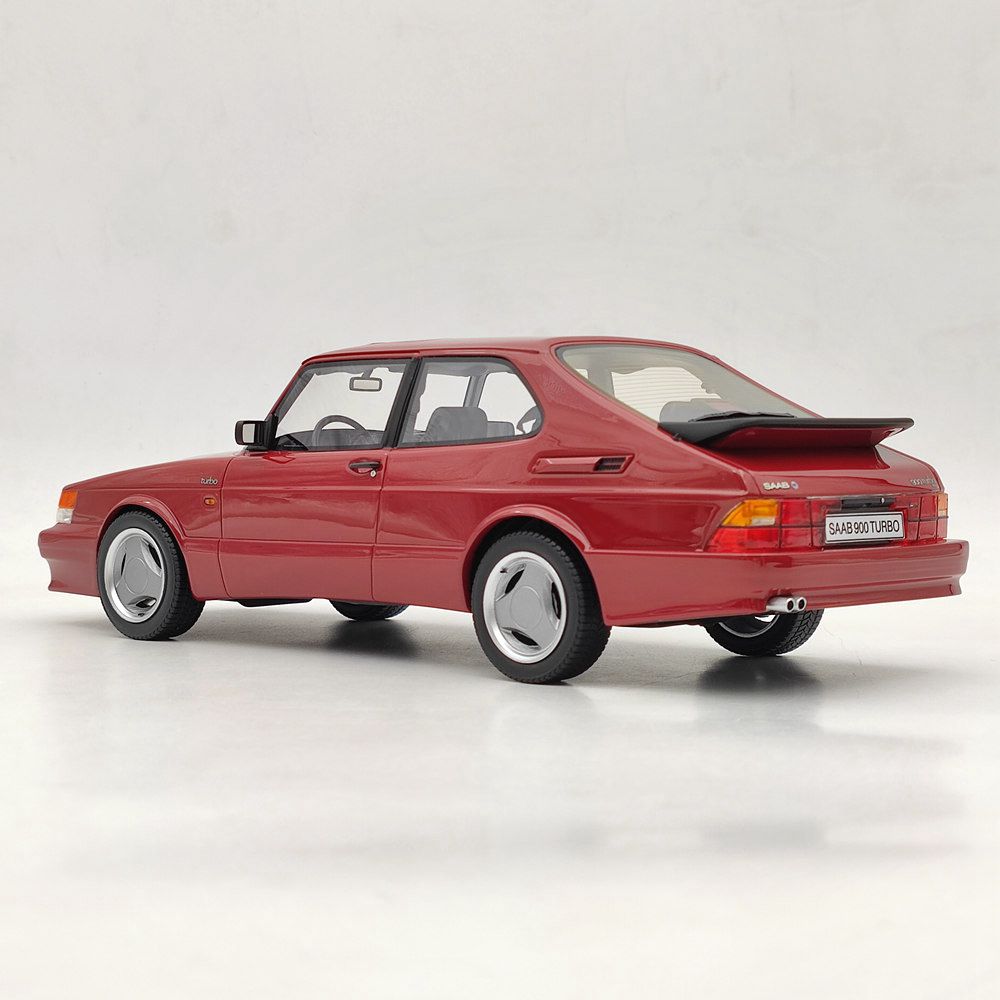 1/18 Scale Saab 900 Turbo T16 Airflow Red Resin Model Car - DNA Collectibles DNA000112 - Perfect for Car Enthusiasts, Collectors & Home/Office Display