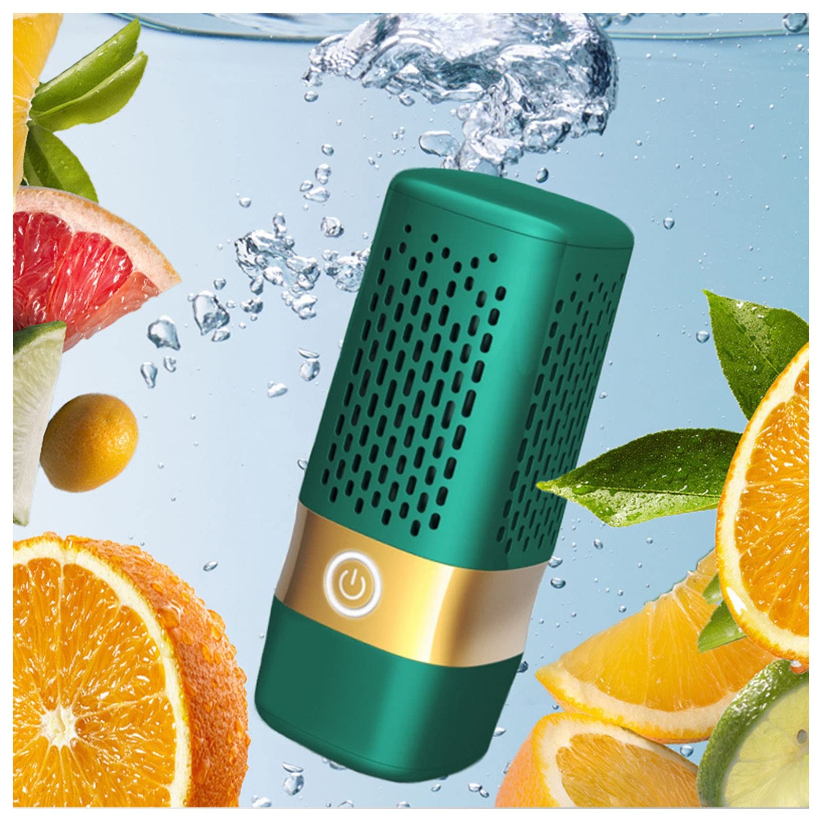 Portable Wireless Fruit and Vegetable Cleaner - Automatic Food Purifier for Washing Fruits, Vegetables, Rice & Meat | Compact Capsule Design | Ideal for Kitchen, Camping & Travel (Color: A)