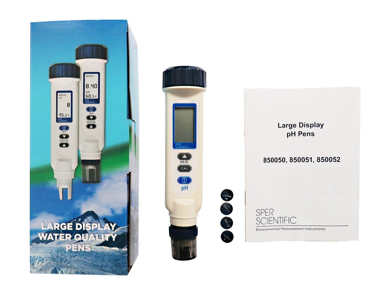 Digital pH Meter Pen with Large LCD Screen - Accurate Water Testing for Hydroponics, Aquariums, Pools & Home Brewing