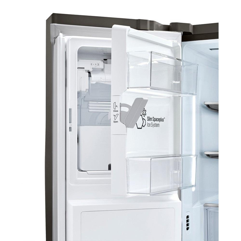 LG LRMDS3006D 36-Inch 4-Door French Door Refrigerator - 30 Cu. Ft. Capacity, Black Stainless Steel - Perfect for Large Families & Entertaining Guests