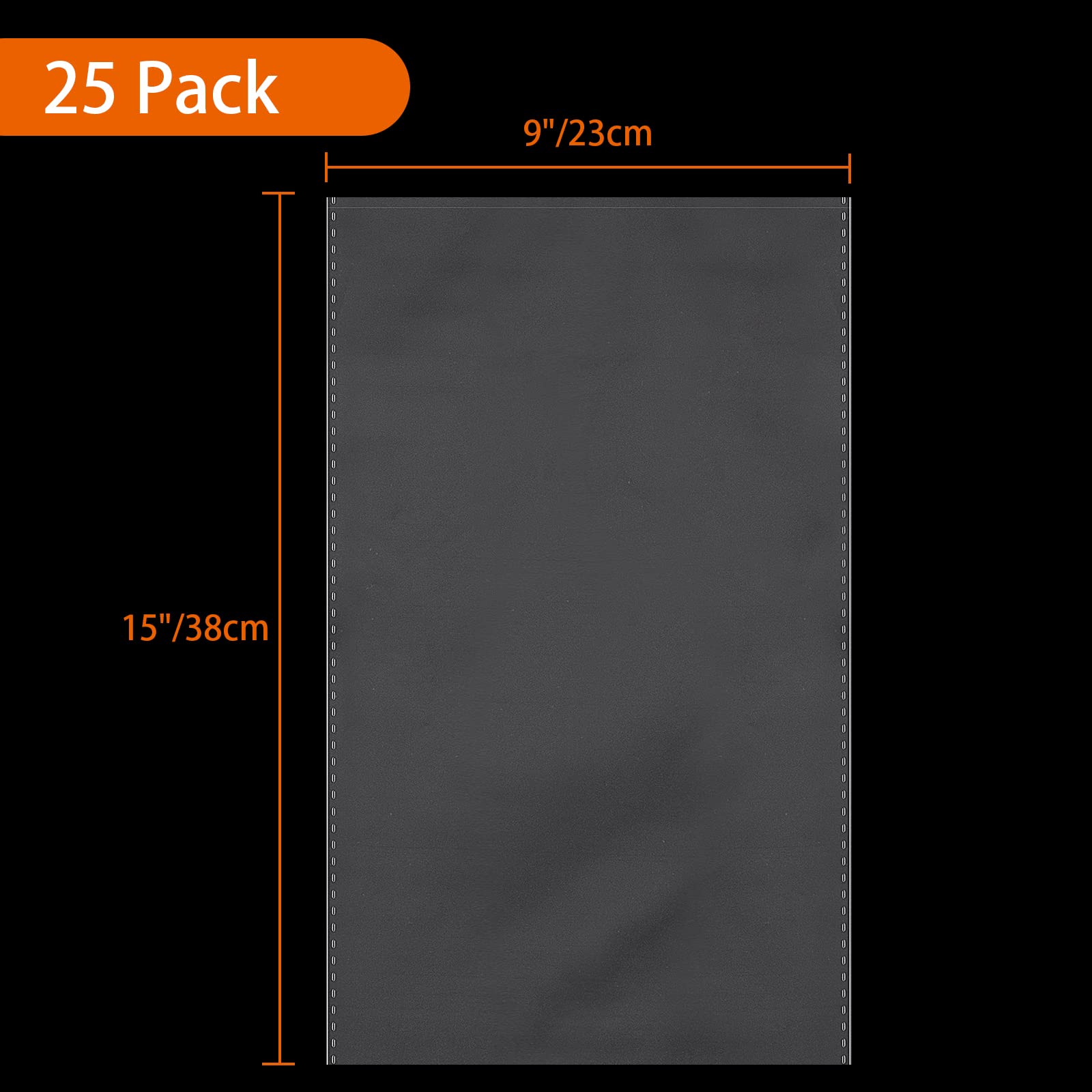Awpeye 25 Pack Clear Cellophane Gift Bags - 2 Mil Thick Wide Opening for Mugs, Wine Bottles & Small Baskets - Perfect for Party Favors, Wedding Gifts & Holiday Packaging