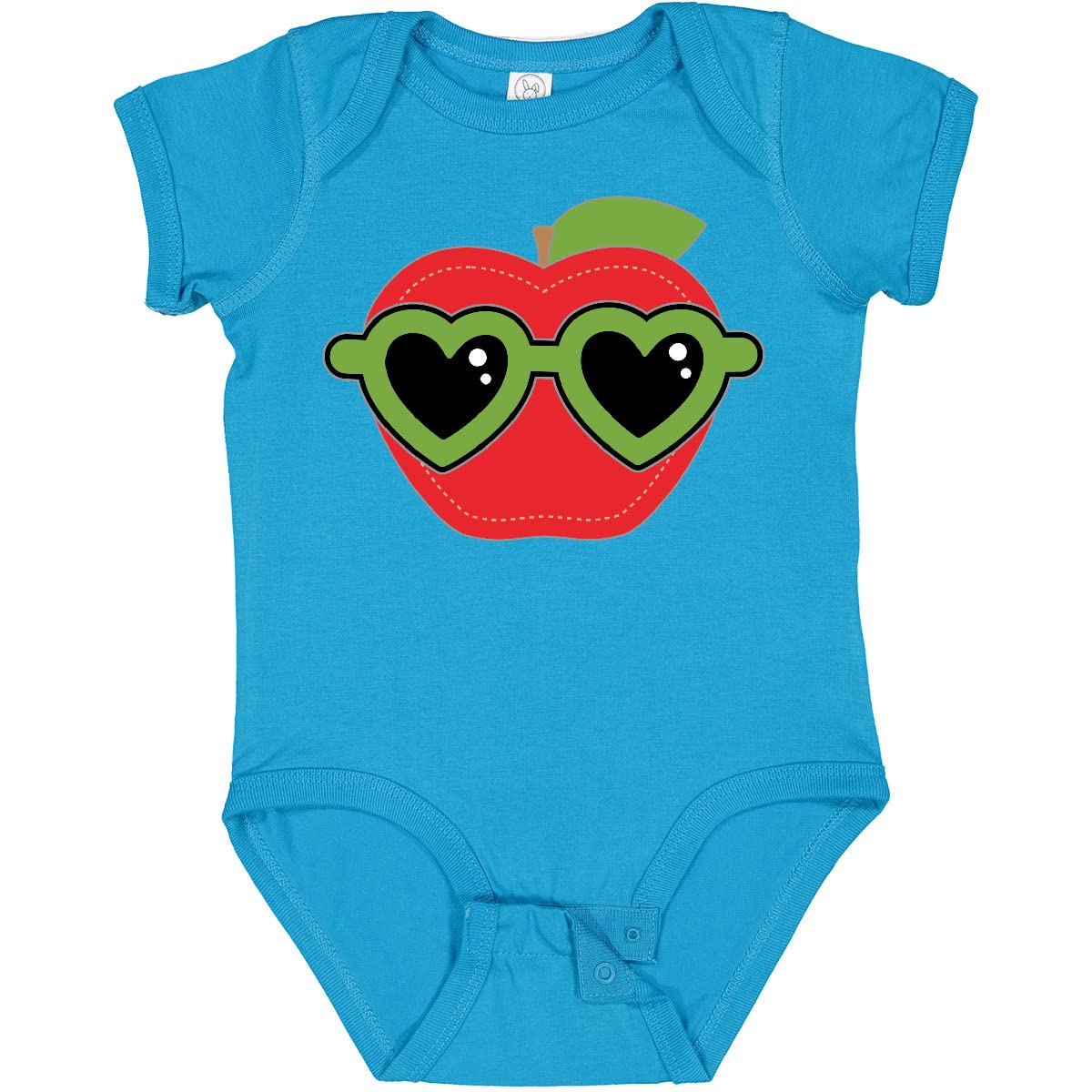 Inktastic Cute Apple Design Baby Bodysuit - Soft Cotton Infant Onesie for Boys & Girls - Perfect Baby Shower Gift & Newborn Outfit for Everyday Wear