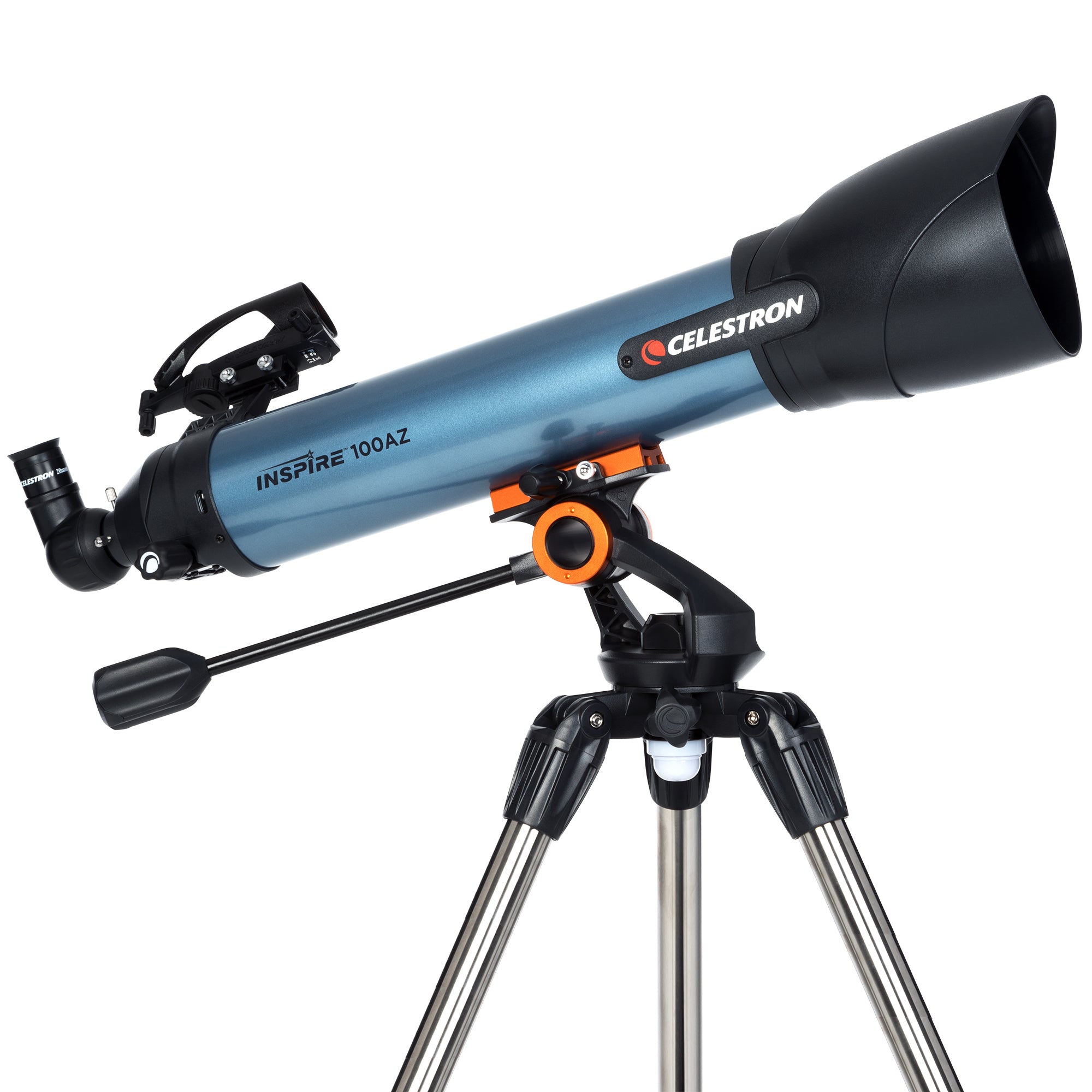 Used Inspire 100AZ Refractor Telescope - High-Quality Astronomy Equipment for Stargazing, Bird Watching & Outdoor Adventures