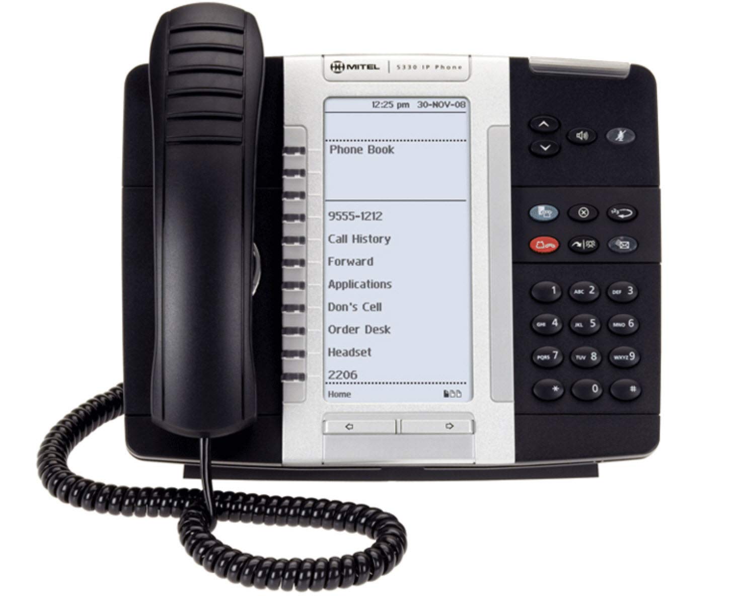 Mitel 5330 IP Phone with Backlit Display - Business VoIP Desk Phone for Office Communication | HD Audio, Call Forwarding & Conference Calling | Ideal for Remote Work & Call Centers