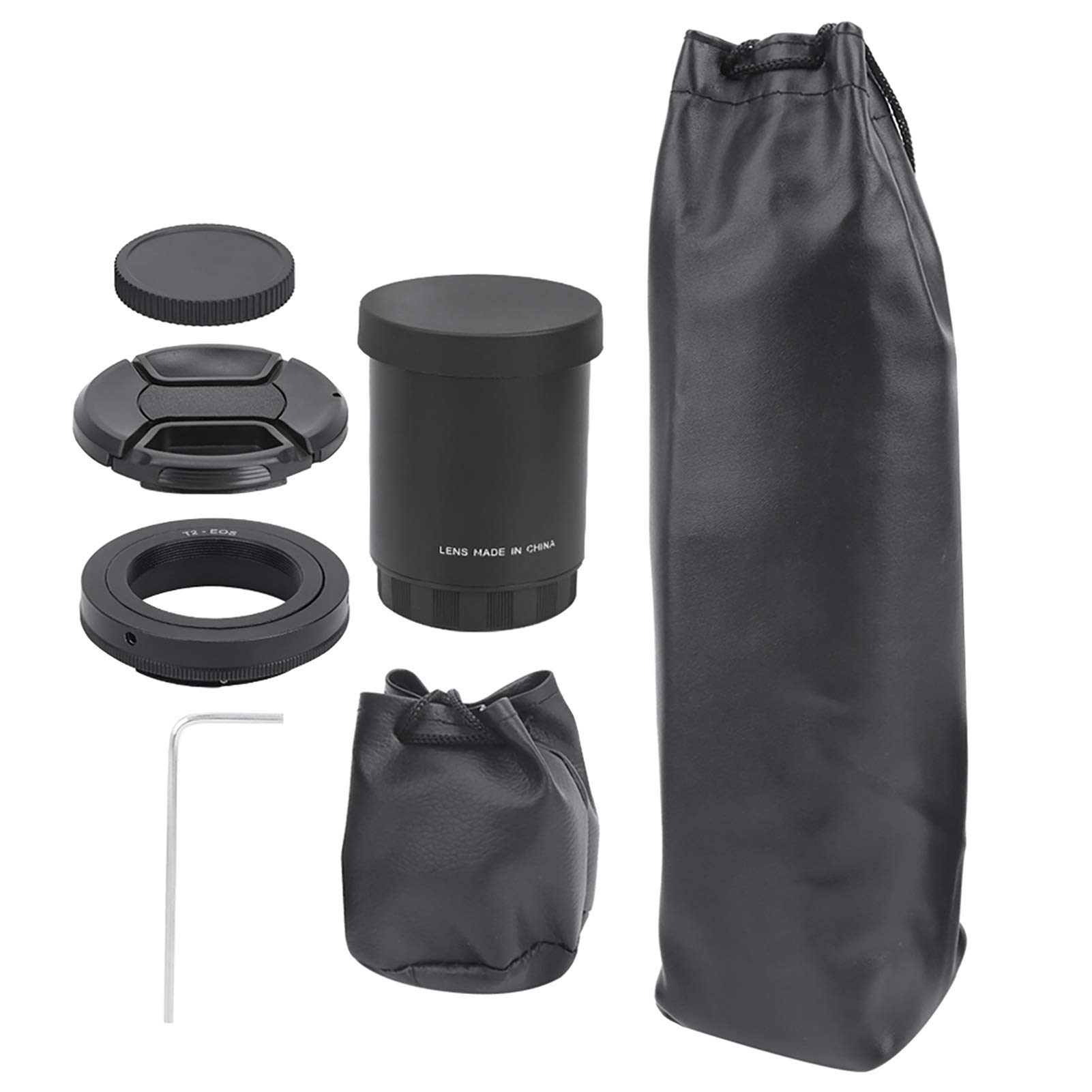 420-800mm F8.3-16 Manual Focus Zoom Telephoto Lens for Canon EF-S Mount DSLR Cameras - Black (36x11x11cm) - Perfect for Wildlife Photography, Sports Events and Long-Distance Shooting