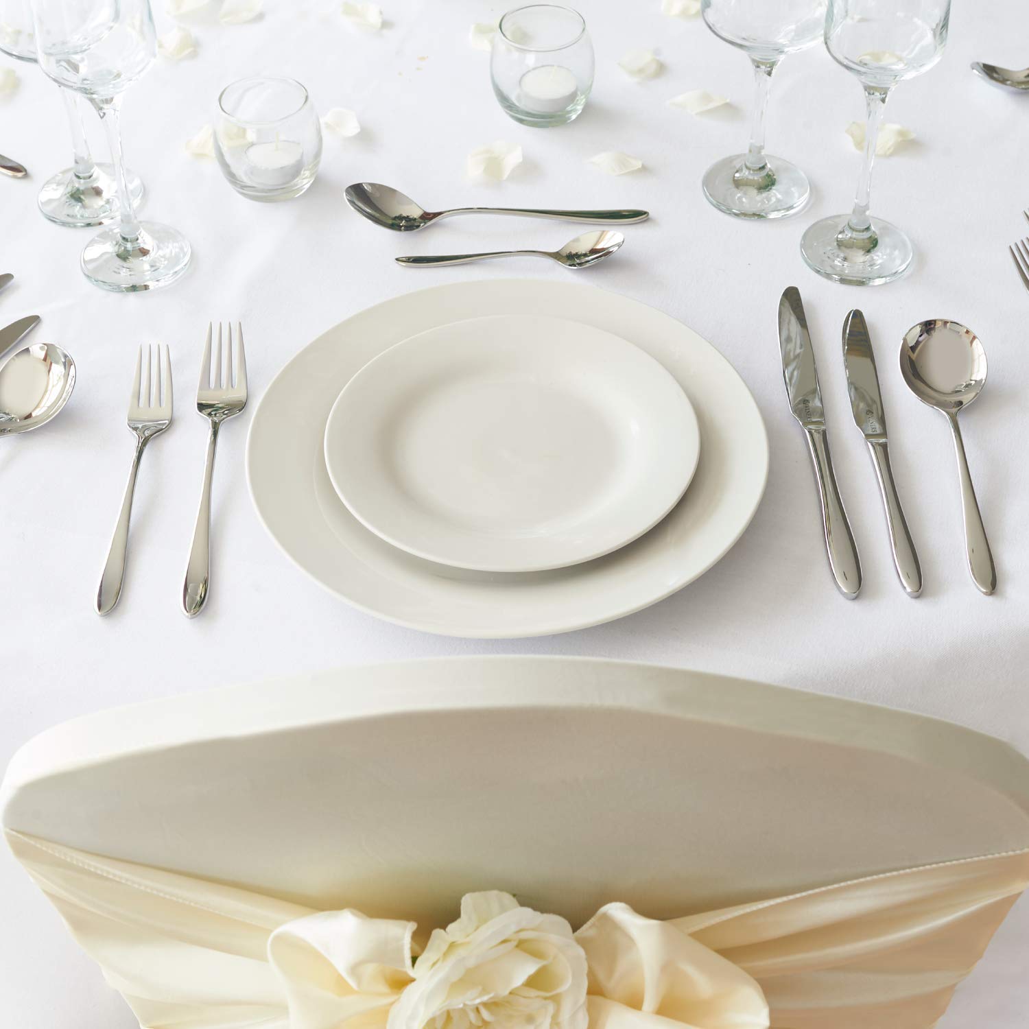 Premium 24-Piece Stainless Steel Cutlery Set for 6 People - Elegant Silver Flatware Gift Box for Weddings, Dinner Parties & Formal Dining
