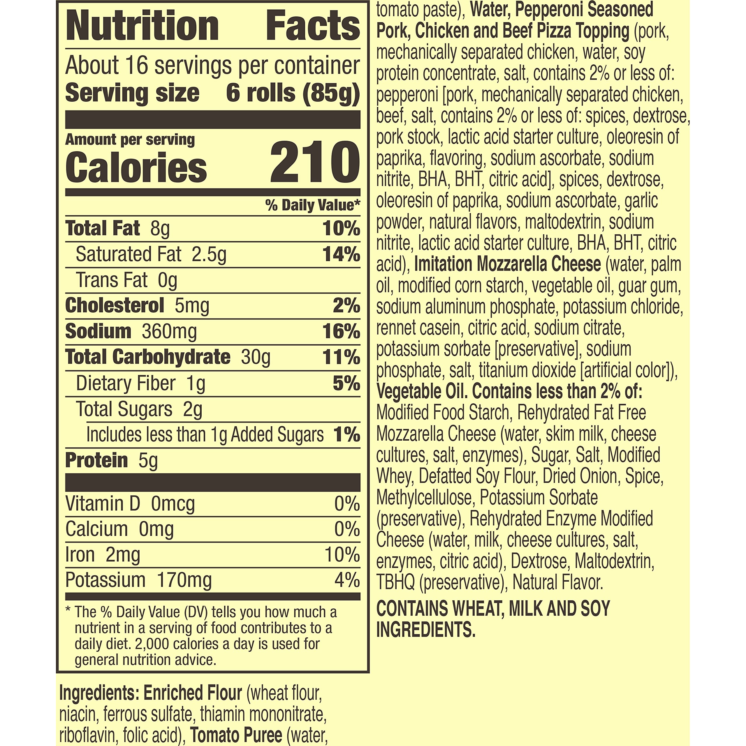Totino's Pepperoni Pizza Rolls - 100 Count (48.8 oz) Frozen Snack Pack | Perfect for Parties, Game Nights & Quick Meals