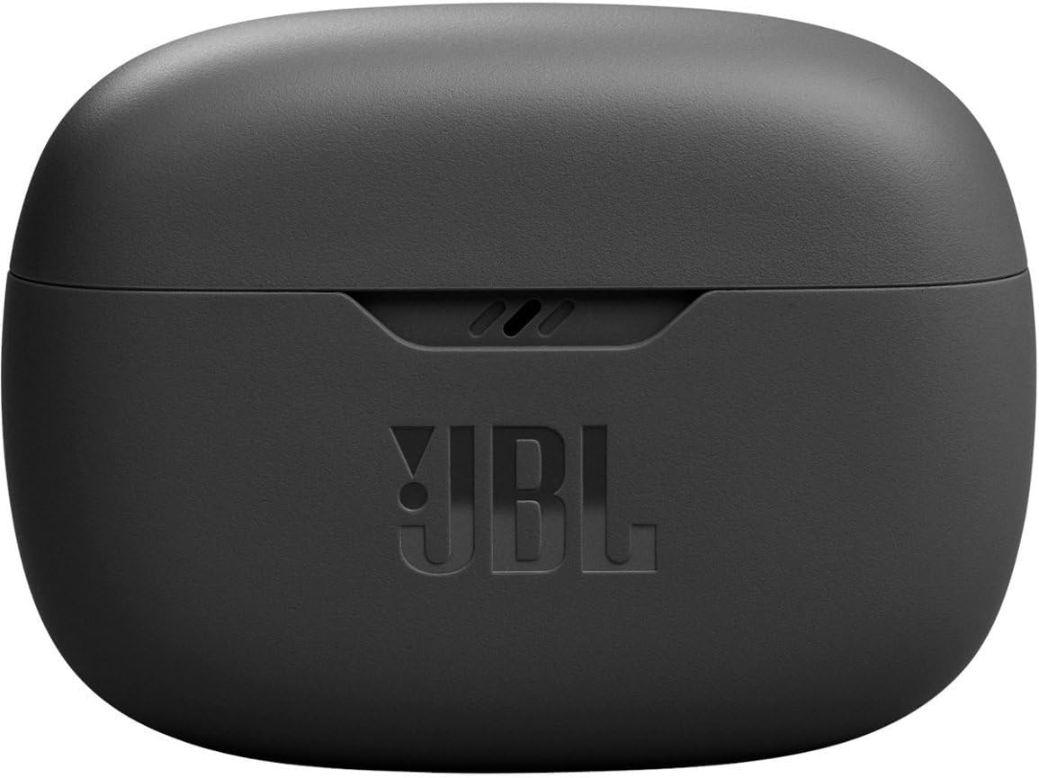JBL Vibe Beam True Wireless Bluetooth Earbuds - Black (Renewed Like New) | Noise Cancelling, 32H Playtime, IP54 Waterproof for Gym, Running & Travel