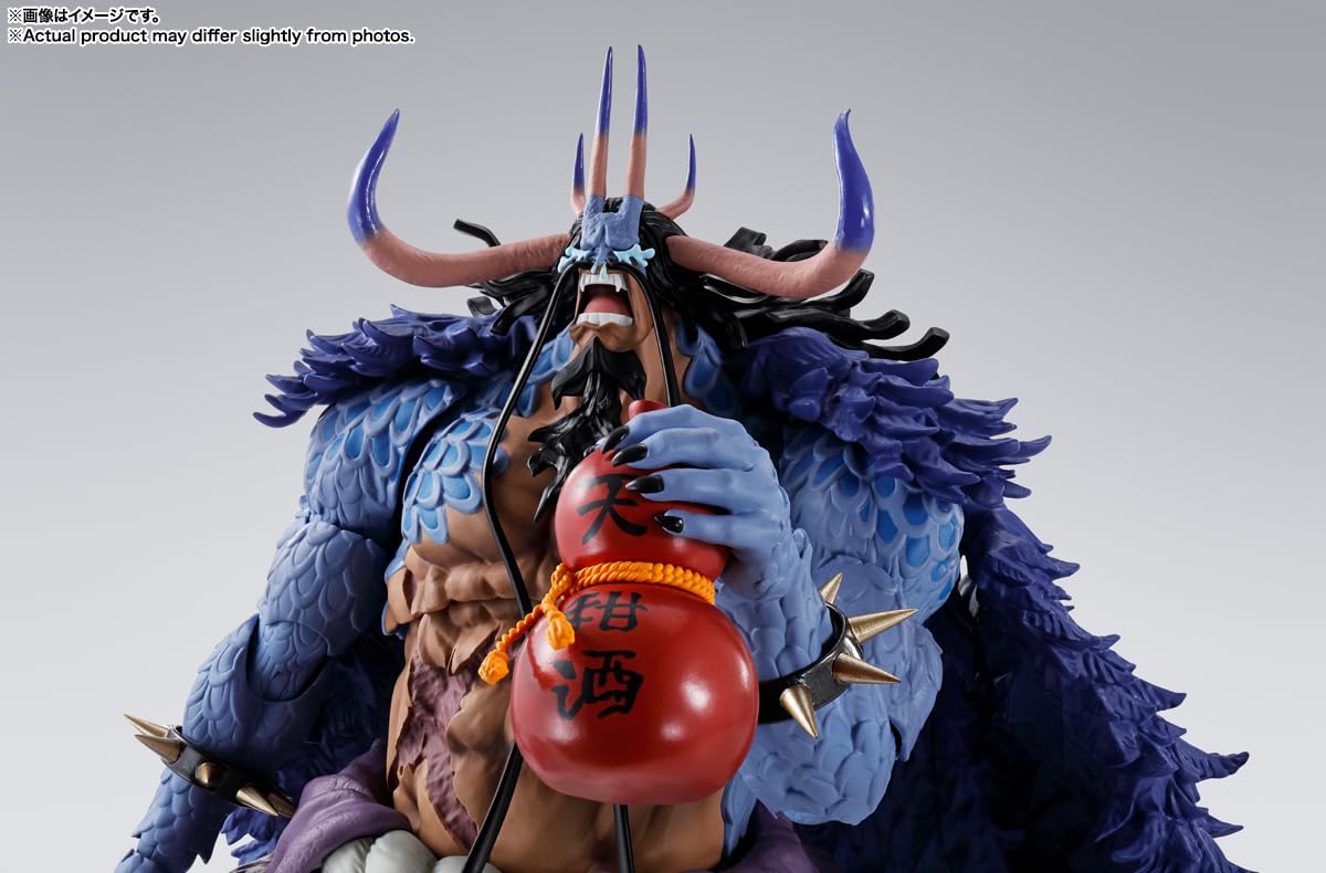 Bandai Spirits One Piece S.H. Figuarts Kaido Beast King Figure (25cm) - Anime Collectible for Display & Action Scenes