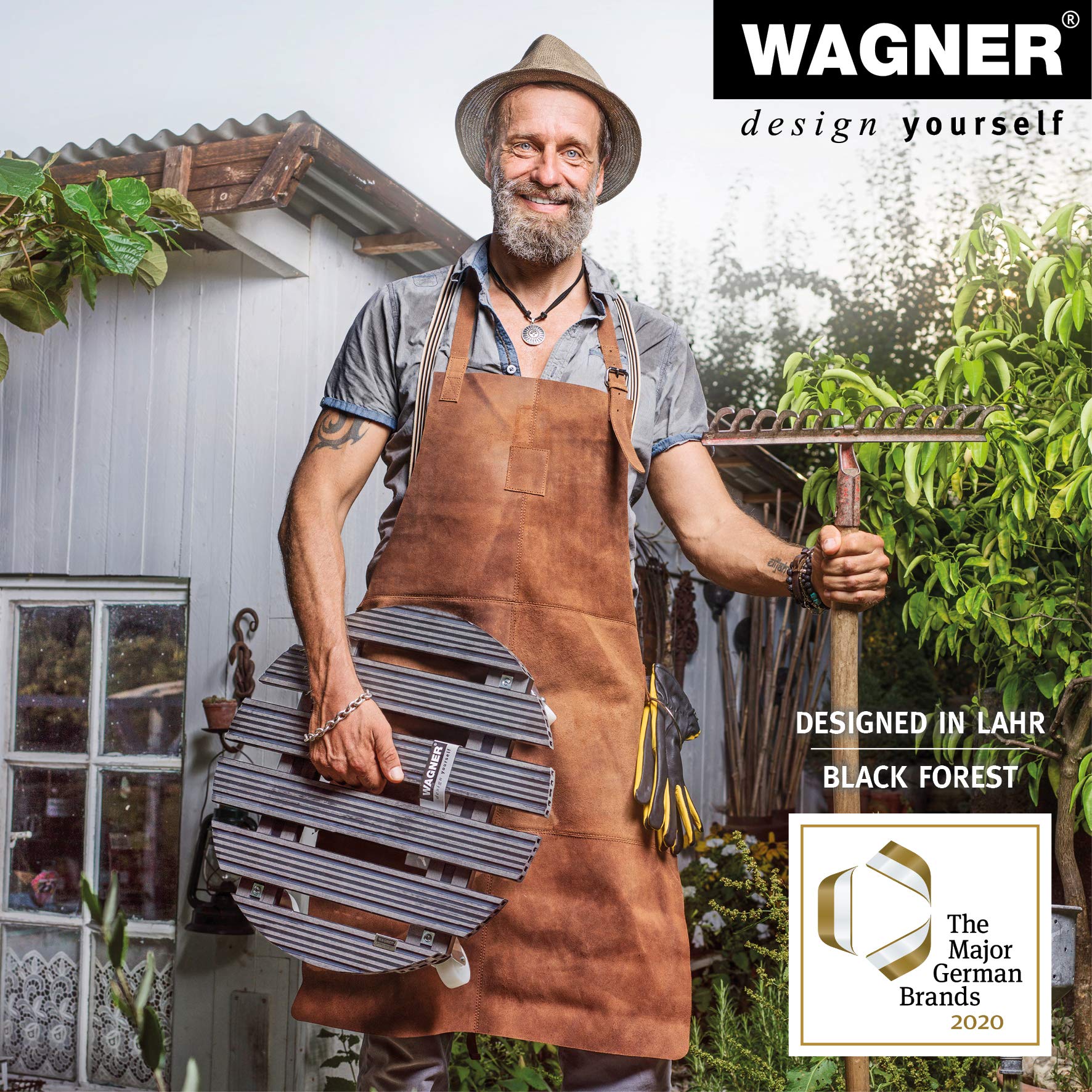 Wagner Plant Caddy Alaska - 17.72 x 17.72 x 3.74 Inch Heavy Duty Aluminum Plant Stand - 330 lbs Capacity Indoor/Outdoor Flower Pot Holder - Silver Made in Germany (Model 64-1390) - Perfect for Patio, Garden, Balcony & Home Decor