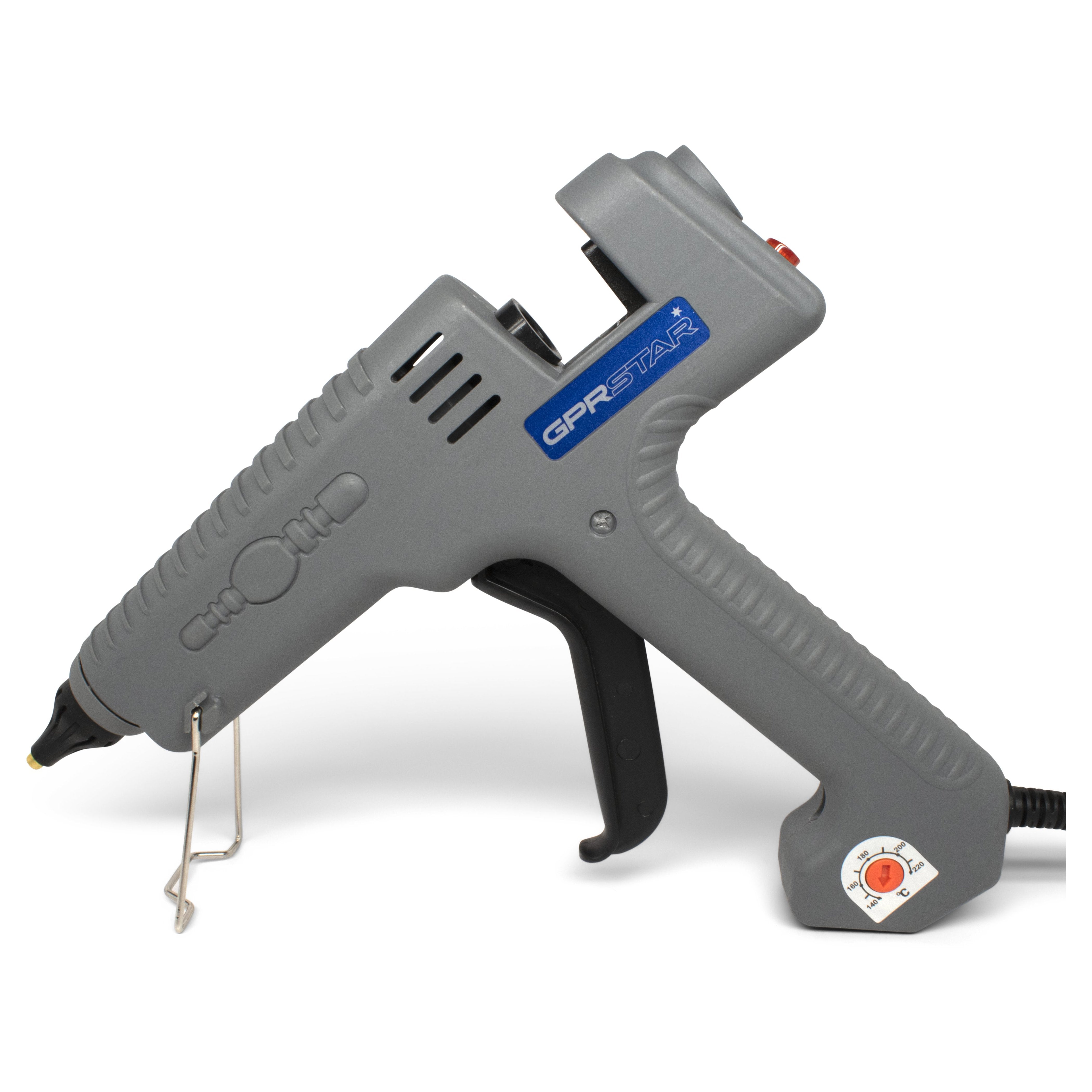 GPR Star 300W Adjustable Temperature Glue Gun with EU Plug (Type C) - Perfect for DIY Crafts, Home Repairs & Hobby Projects